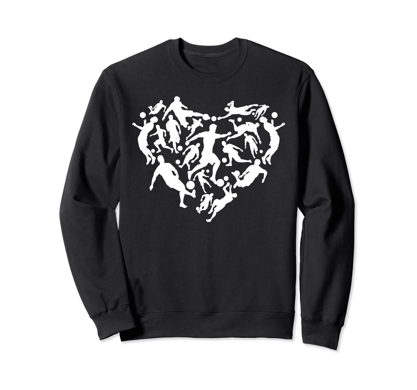 Soccer Heart Soccer Player Heart Sweatshirt - Streetwear Style Unisex - T-Shirt, Sweatshirt, Hoodie