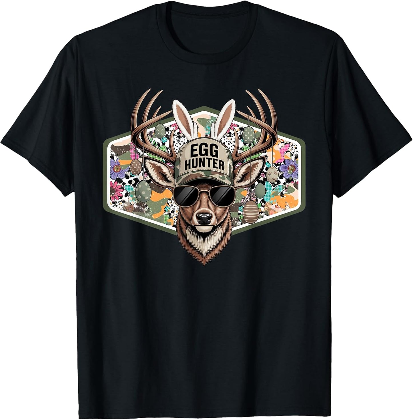 Funny Egg Hunter Deer Hunting Easter Tees Unisex T-shirt, Sweatshirt, Hoodie, Long Sleeve Tee - T-Shirt, Sweatshirt, Hoodie