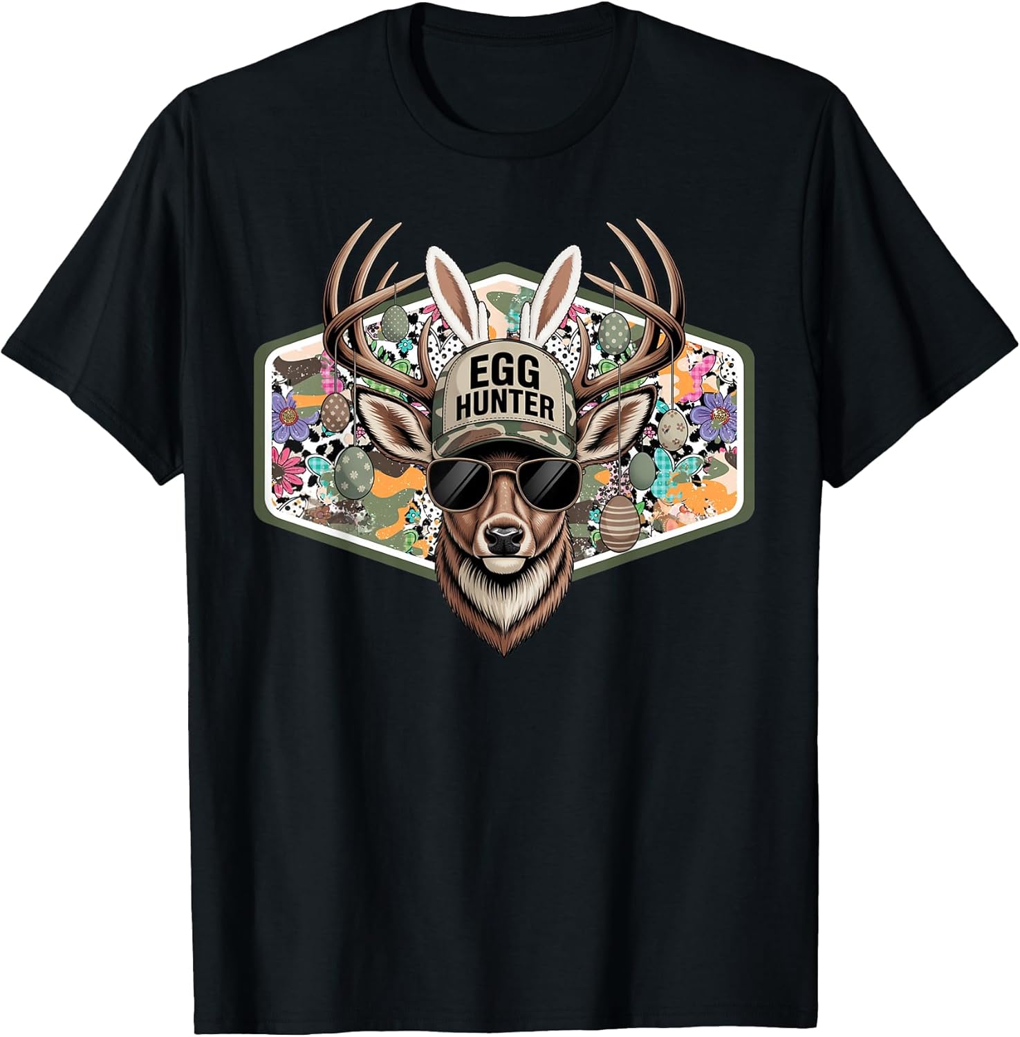Funny Egg Hunter Deer Hunting Easter Tees Unisex T-shirt, Sweatshirt, Hoodie, Long Sleeve Tee - T-Shirt, Sweatshirt, Hoodie