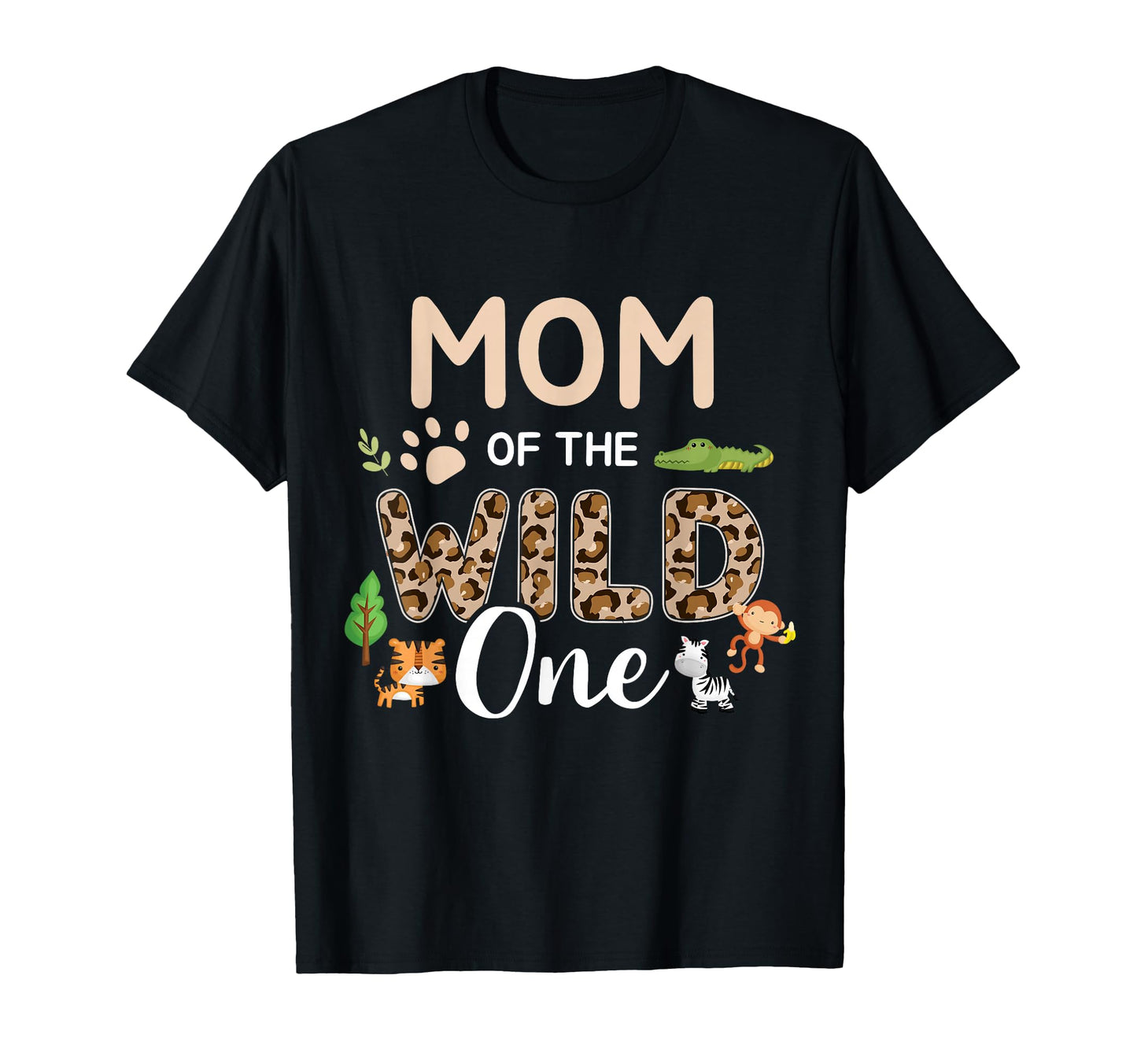 Mom Wild One Birthday Matching Family T-Shirt - Aesthetic Graphic Unisex - T-Shirt, Sweatshirt, Hoodie