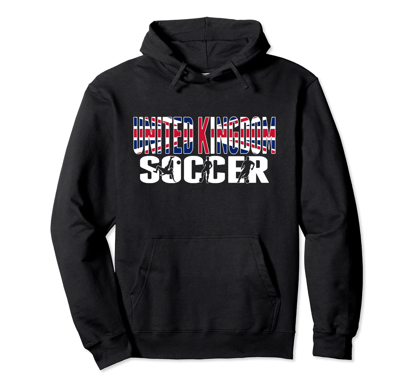 United Kingdom Soccer Fans Jersey Hoodie - Trendy Graphic Men Women - T-Shirt, Sweatshirt, Hoodie