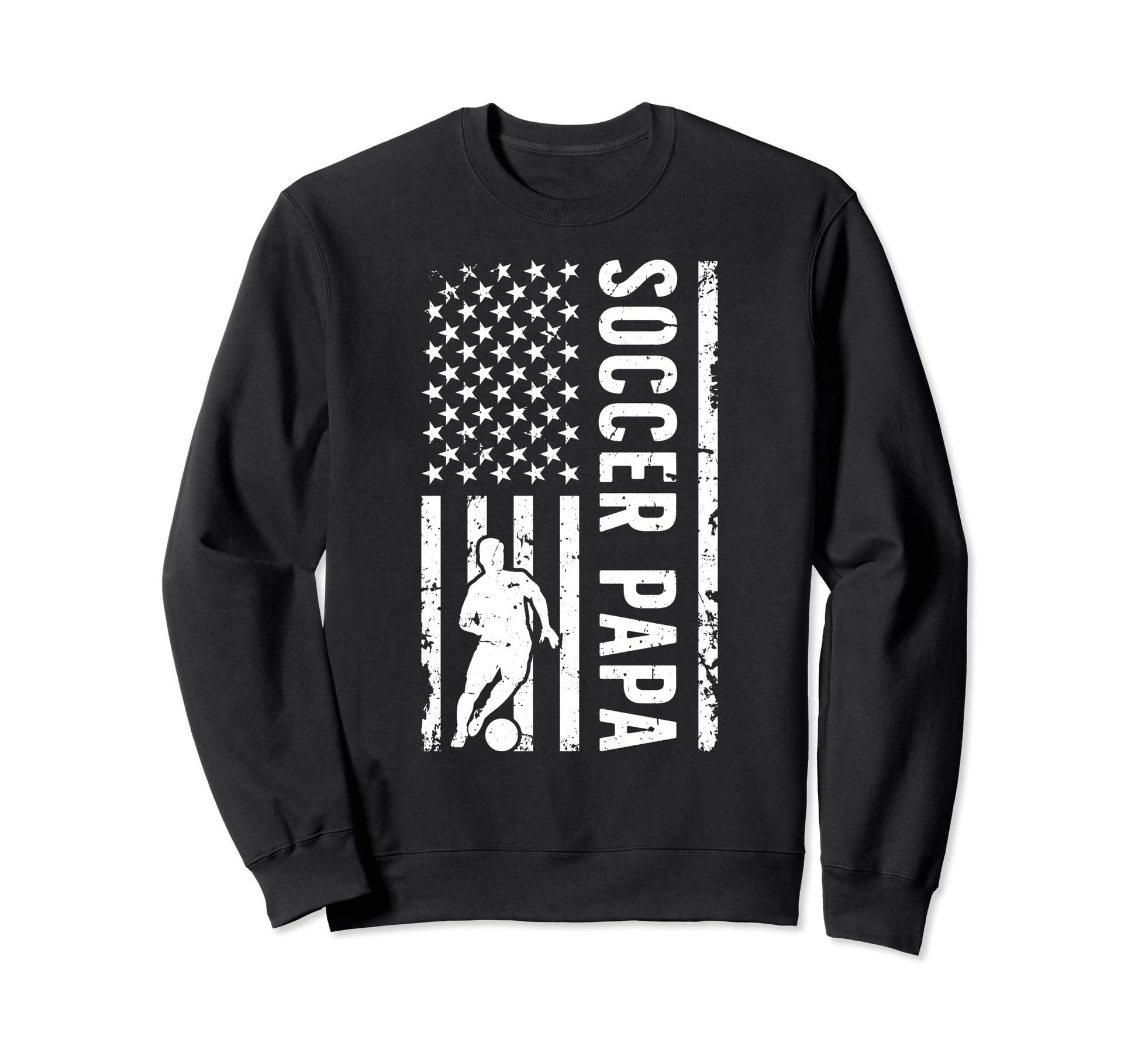 Soccer Papa Grandpa Papa Soccer Sweatshirt - Aesthetic Graphic Unisex - T-Shirt, Sweatshirt, Hoodie