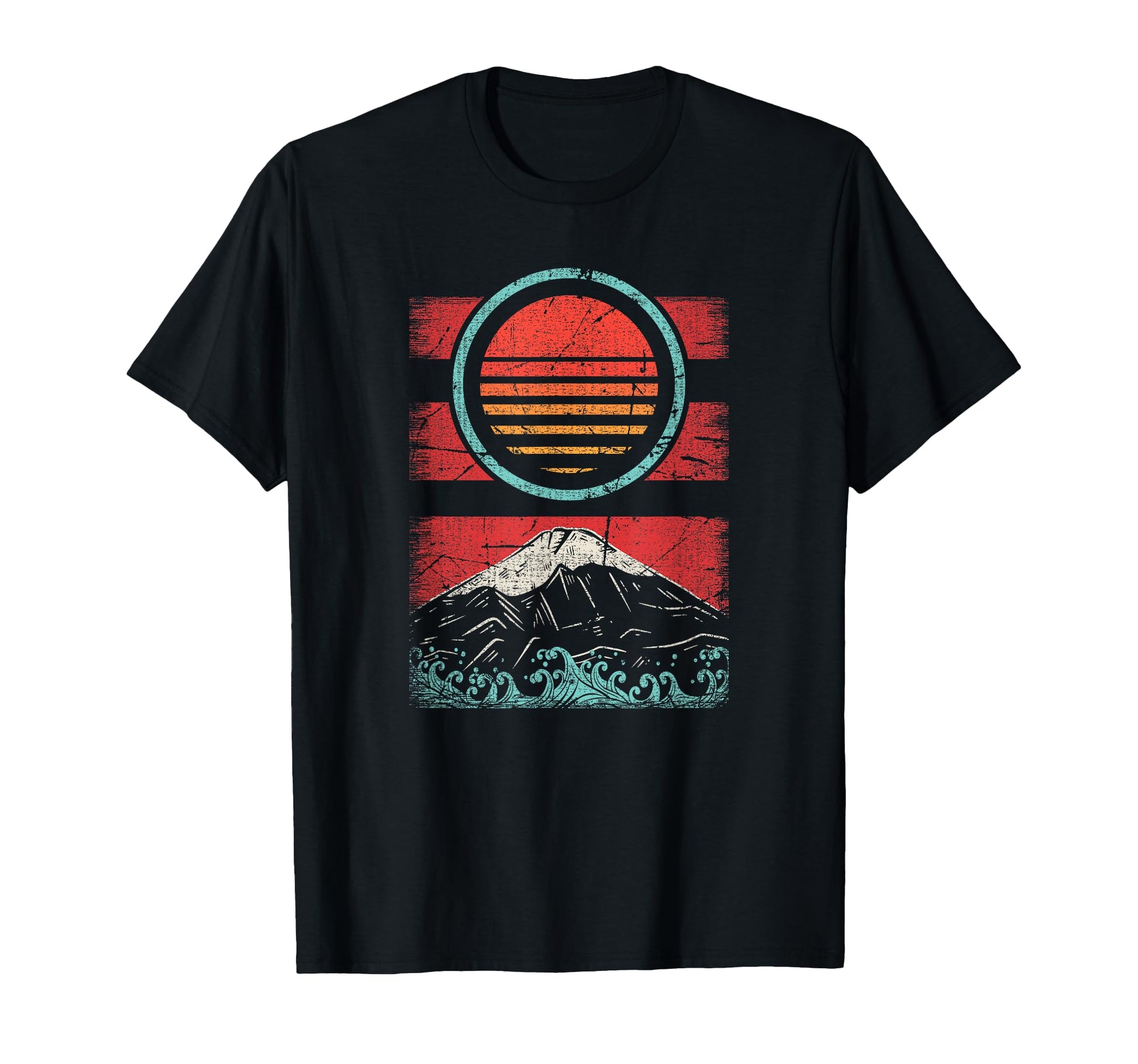 Japan Mt Fuji 80S Gift T-Shirt - Fun Novelty Design Men Women - T-Shirt, Sweatshirt, Hoodie