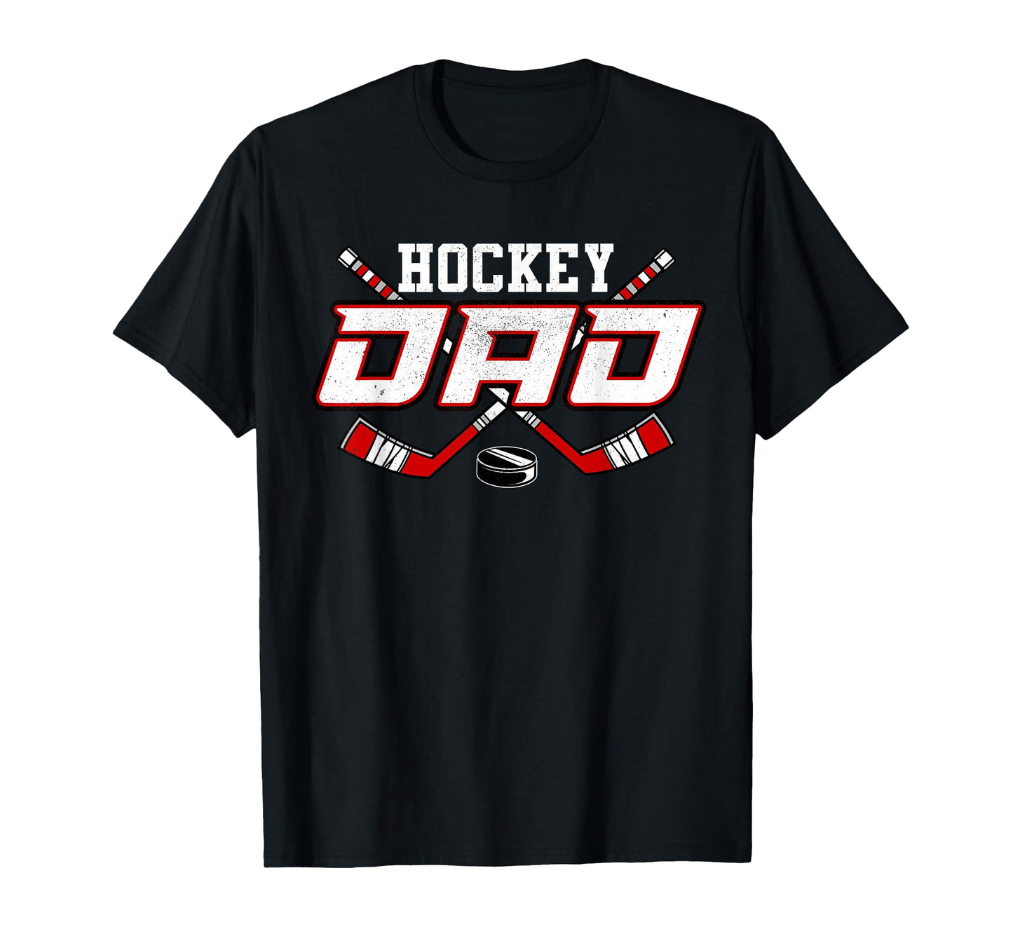 Hockey Dad Shirts Papa Fathers Day T-Shirt - Graphic Print for Adults - T-Shirt, Sweatshirt, Hoodie