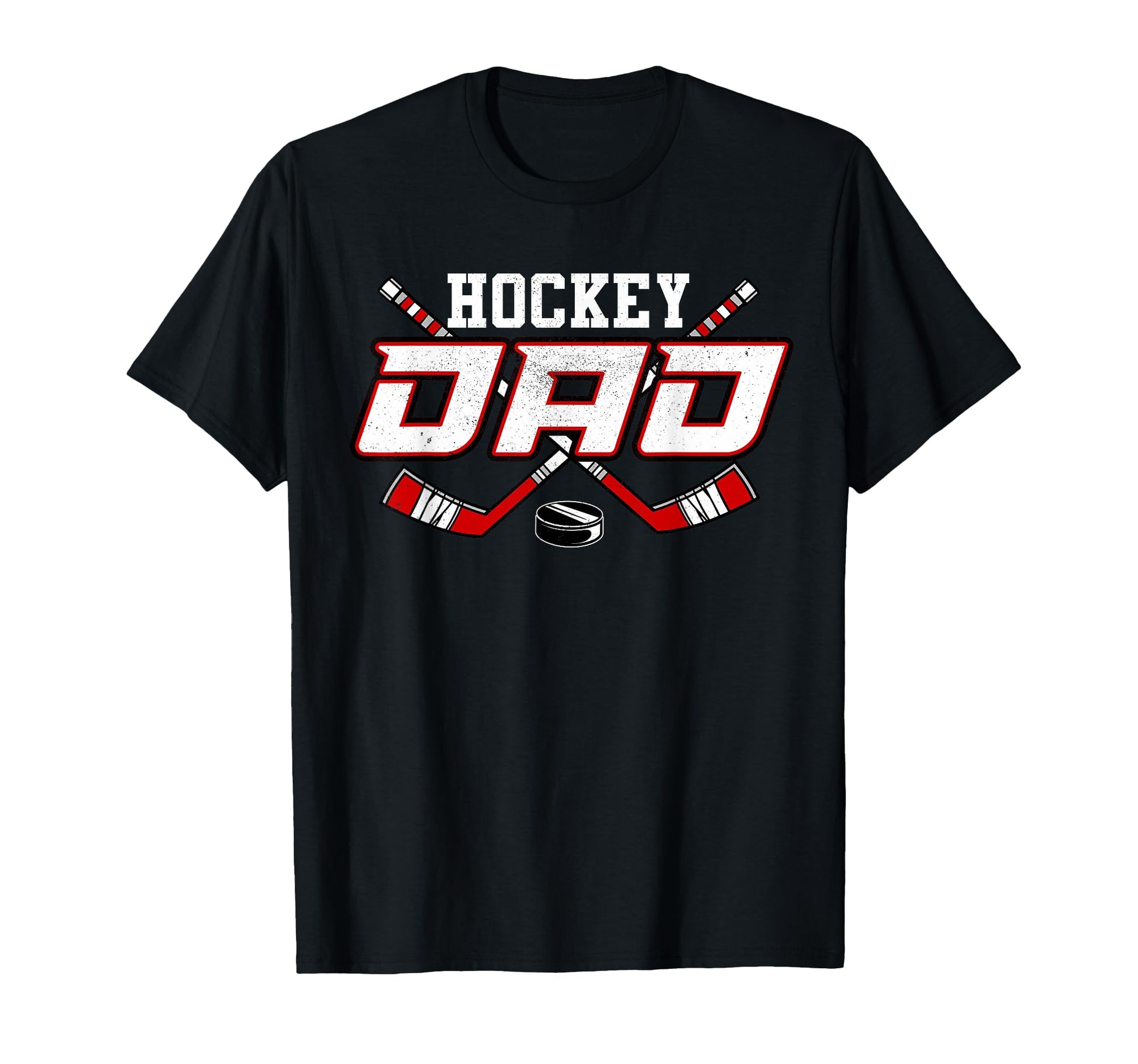 Hockey Dad Shirts Papa Fathers Day T-Shirt - Graphic Print for Adults - T-Shirt, Sweatshirt, Hoodie