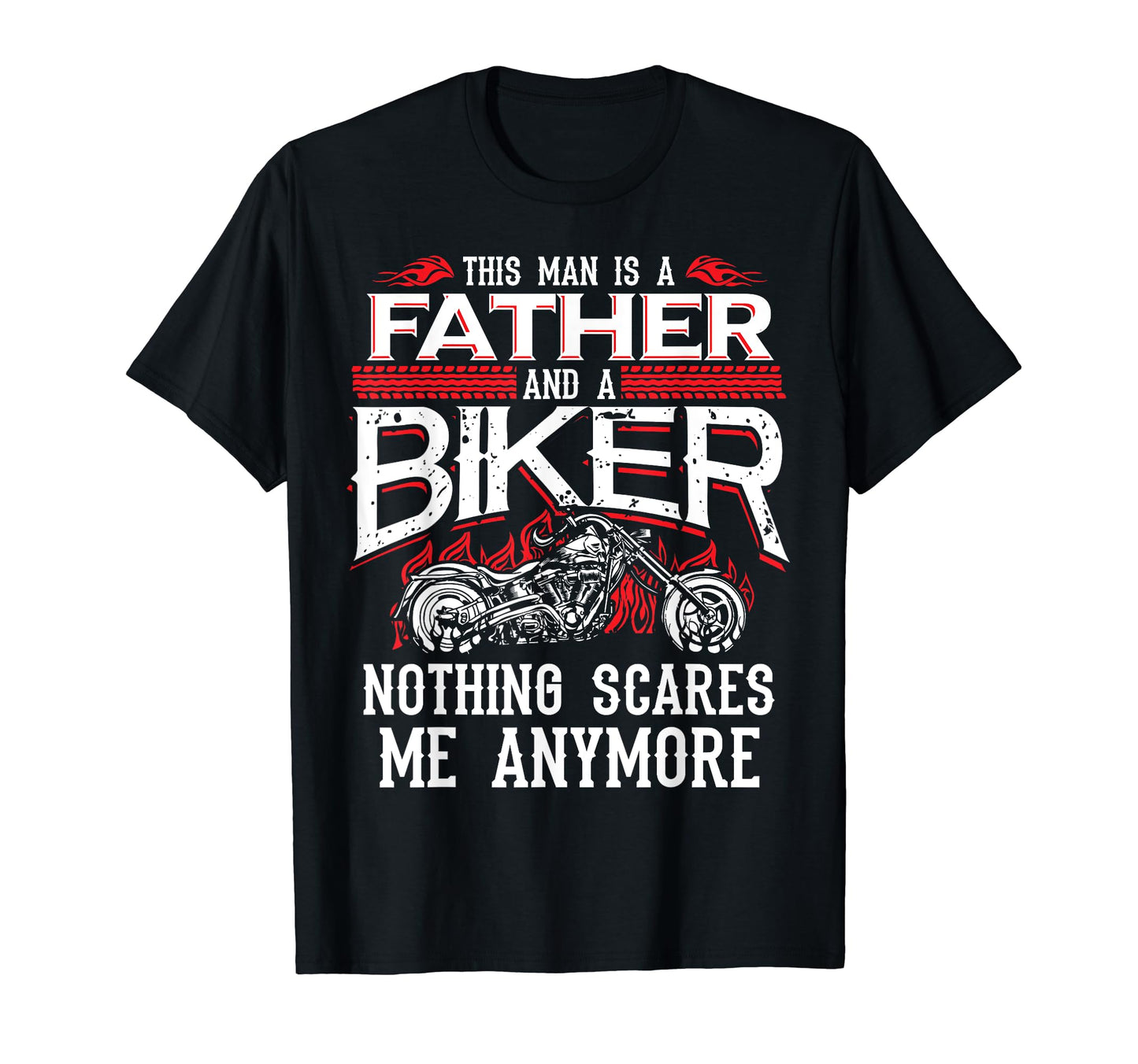 Biker Dad Fathers Day Motorcycle Nothing T-Shirt - Unique Graphic Unisex - T-Shirt, Sweatshirt, Hoodie