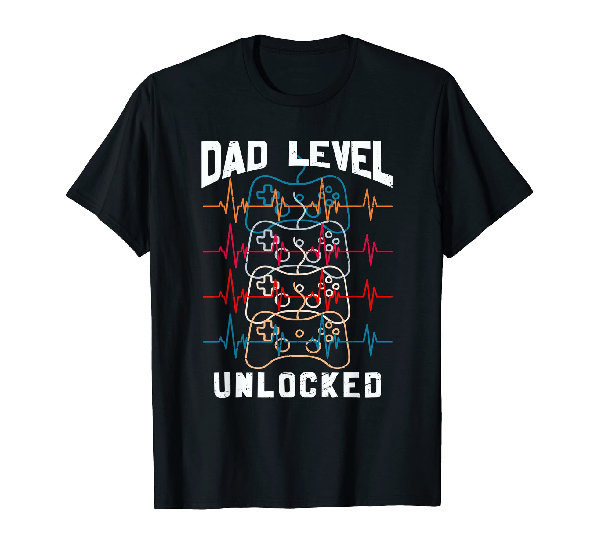 Mens Dad Level Unlocked Game T-Shirt - Trendy Graphic for Adults - T-Shirt, Sweatshirt, Hoodie