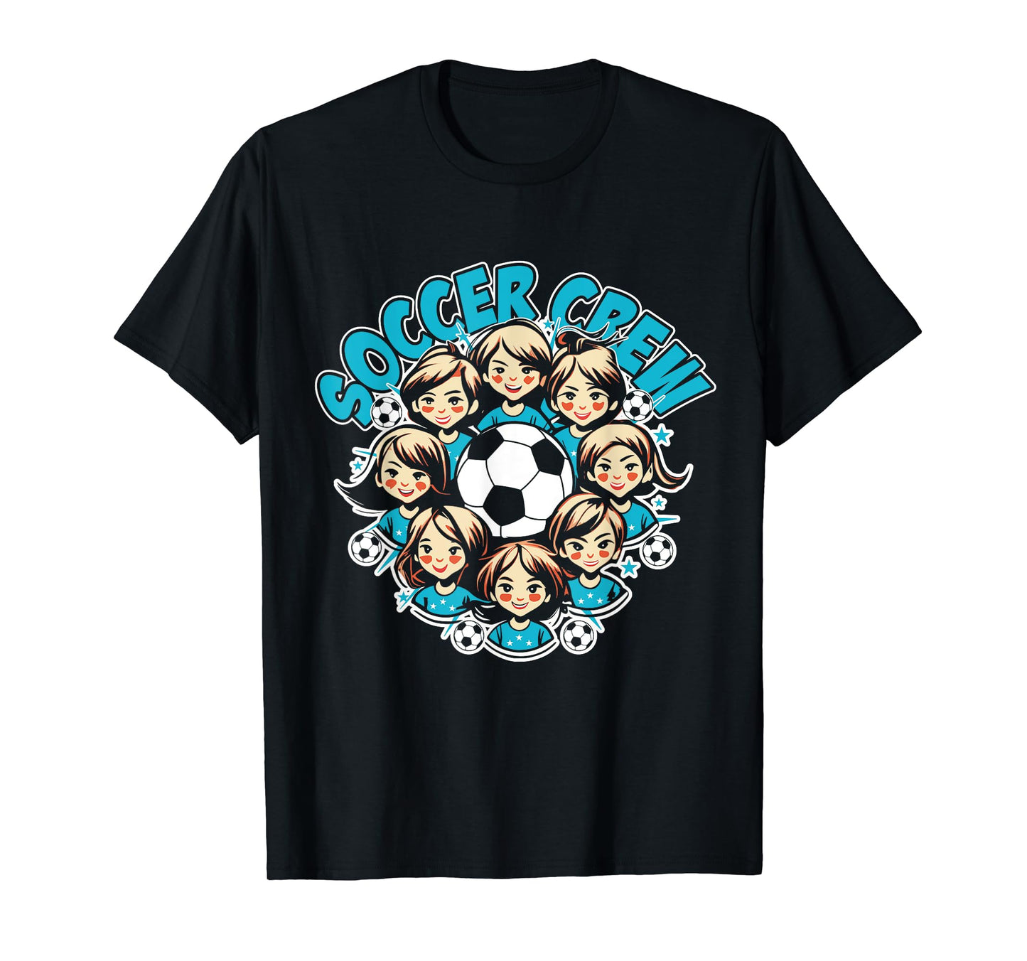 Soccer Ladies Crew Soccer Team Group T-Shirt - Streetwear Style Men Women - T-Shirt, Sweatshirt, Hoodie