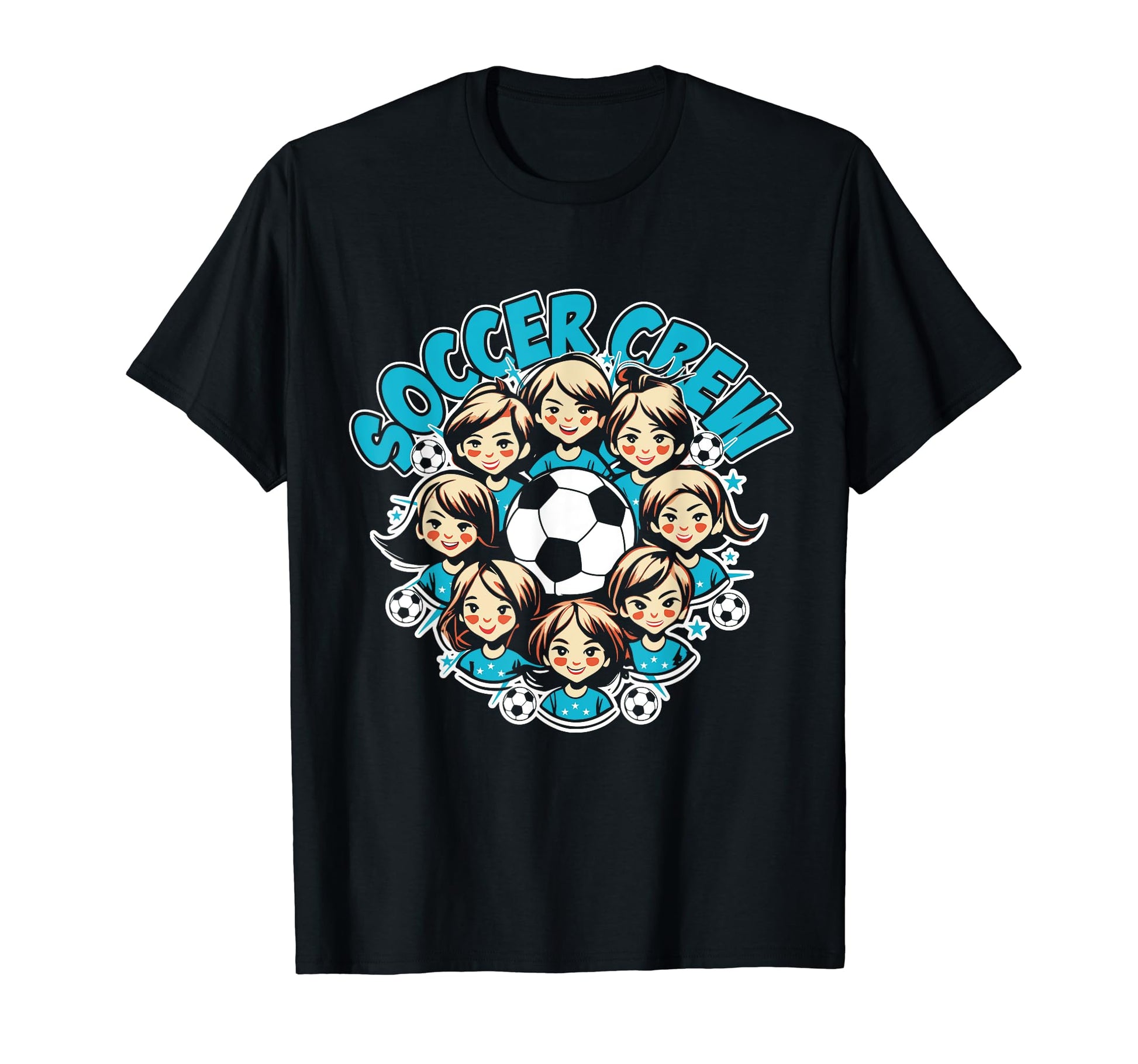Soccer Ladies Crew Soccer Team Group T-Shirt - Streetwear Style Men Women - T-Shirt, Sweatshirt, Hoodie
