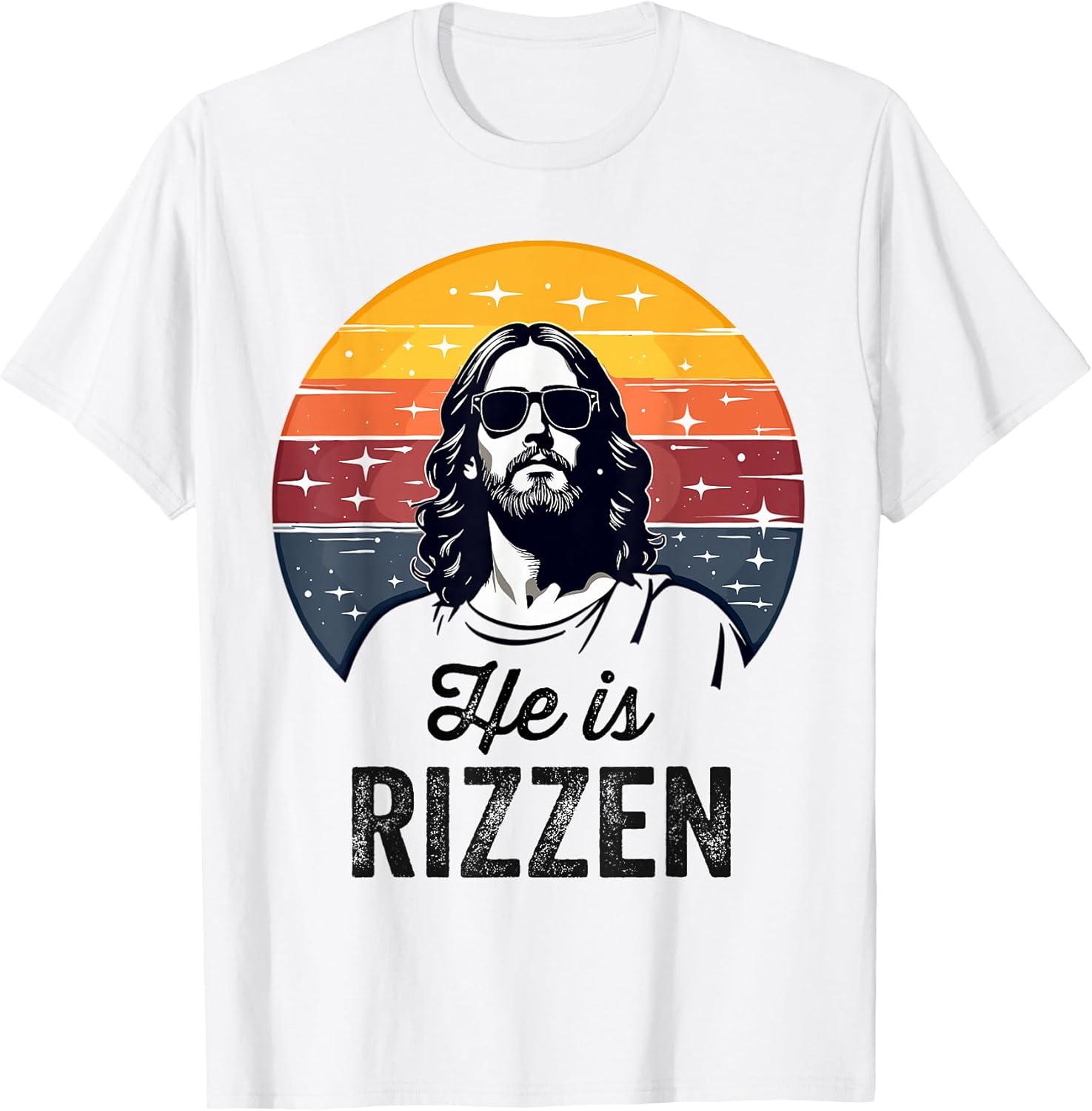 He Is Rizzen Shirt & Funny Jesus Meme Apparel Unisex T-shirt, Sweatshirt, Hoodie, Long Sleeve Tee - T-Shirt, Sweatshirt, Hoodie