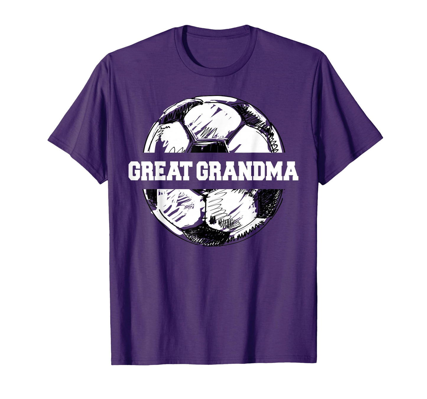 Soccer Great Grandma Soccer Ball T-Shirt - Fun Novelty Design for Adults - T-Shirt, Sweatshirt, Hoodie