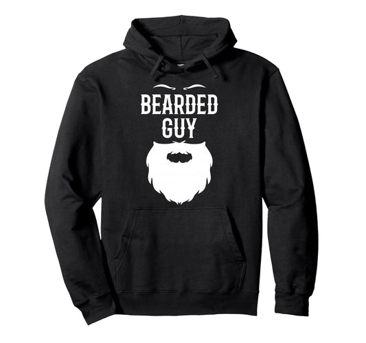 Bearded Guy Bearded Guy Hoodie - Unique Graphic Unisex - T-Shirt, Sweatshirt, Hoodie