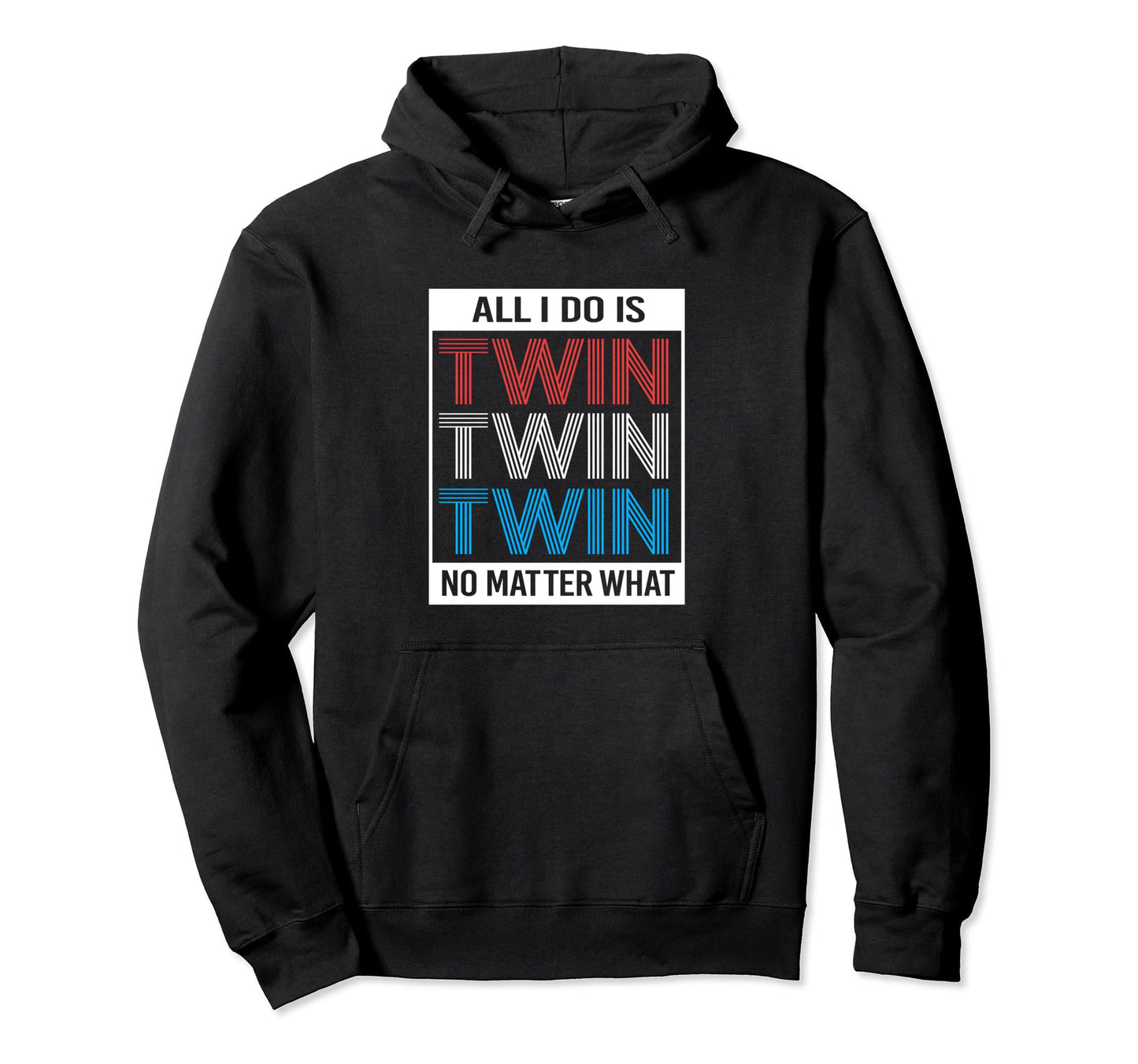 Twin Parent Birthday Fathers Day Hoodie - Minimalist Print for Adults - T-Shirt, Sweatshirt, Hoodie