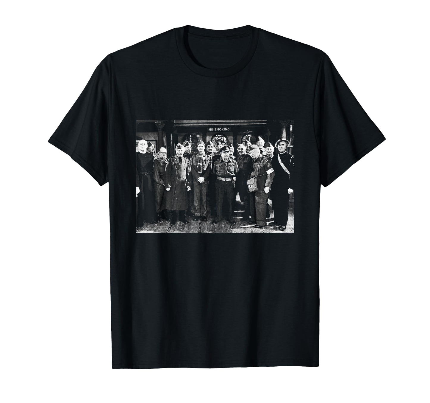 Dads Army Tv Series Cast Photo T-Shirt - Minimalist Print Unisex - T-Shirt, Sweatshirt, Hoodie