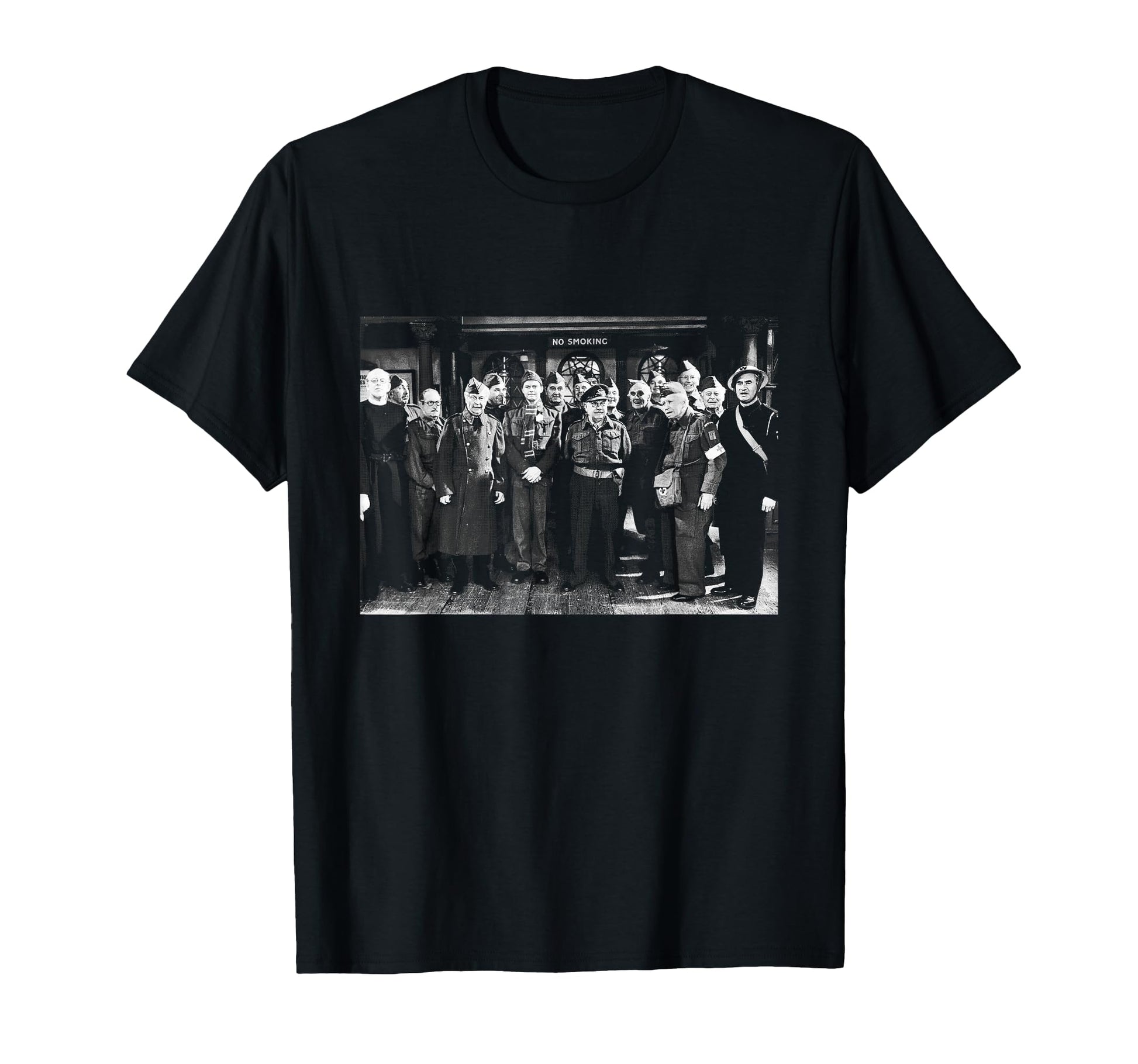 Dads Army Tv Series Cast Photo T-Shirt - Minimalist Print Unisex - T-Shirt, Sweatshirt, Hoodie