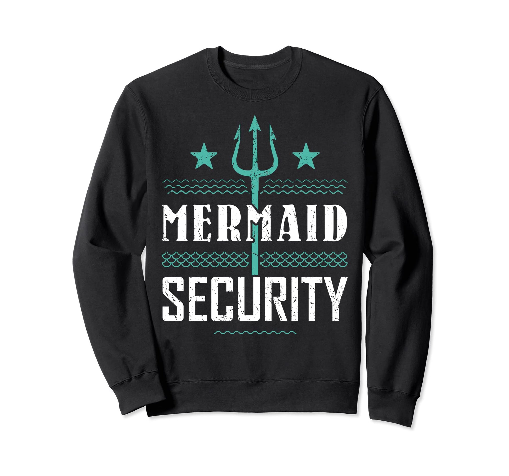 Mermaid Security Dad Mermaid Birthday Sweatshirt - Minimalist Print Unisex - T-Shirt, Sweatshirt, Hoodie