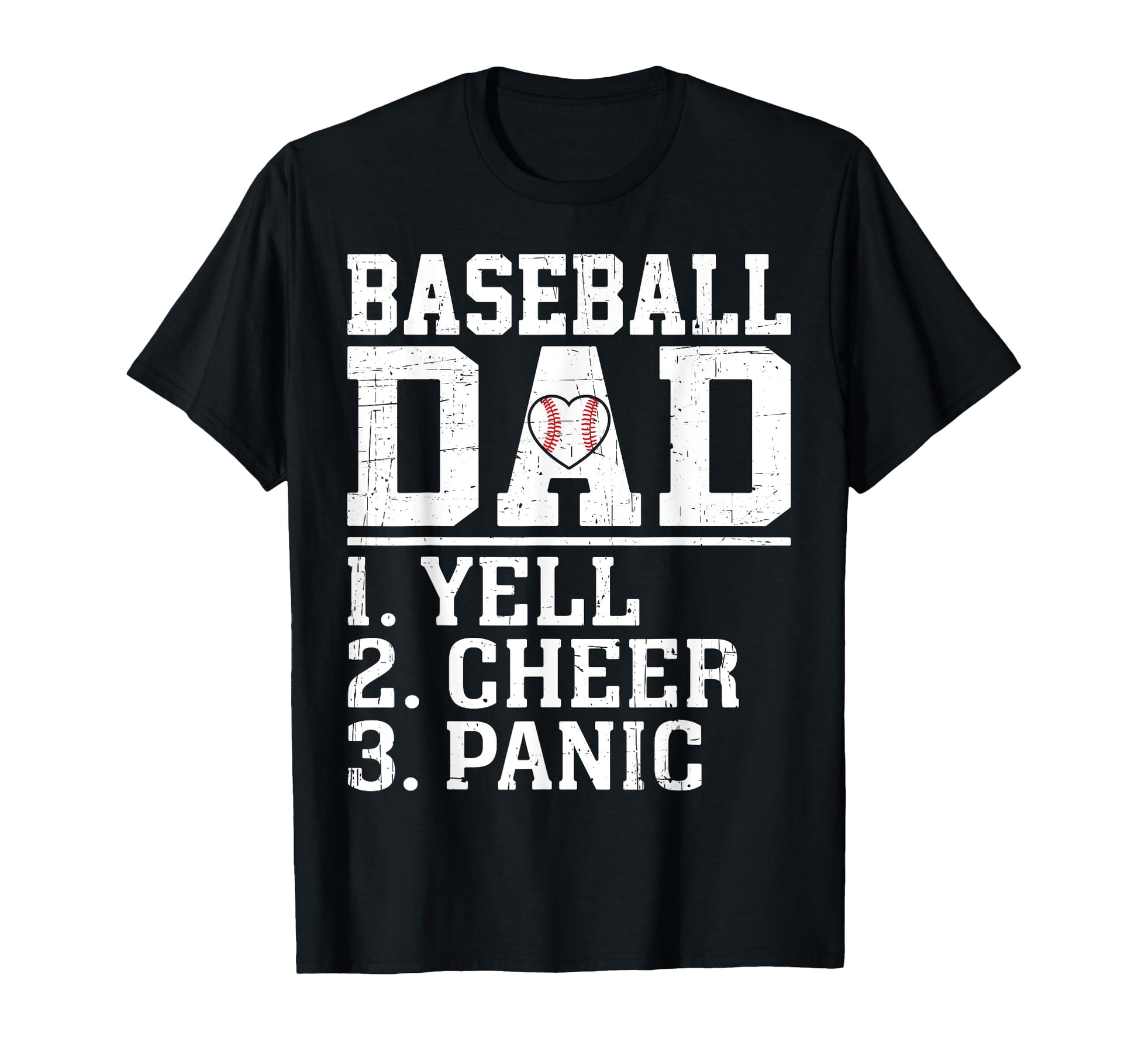 Baseball Dad Parent Player Family Sports T-Shirt - Minimalist Print Unisex - T-Shirt, Sweatshirt, Hoodie