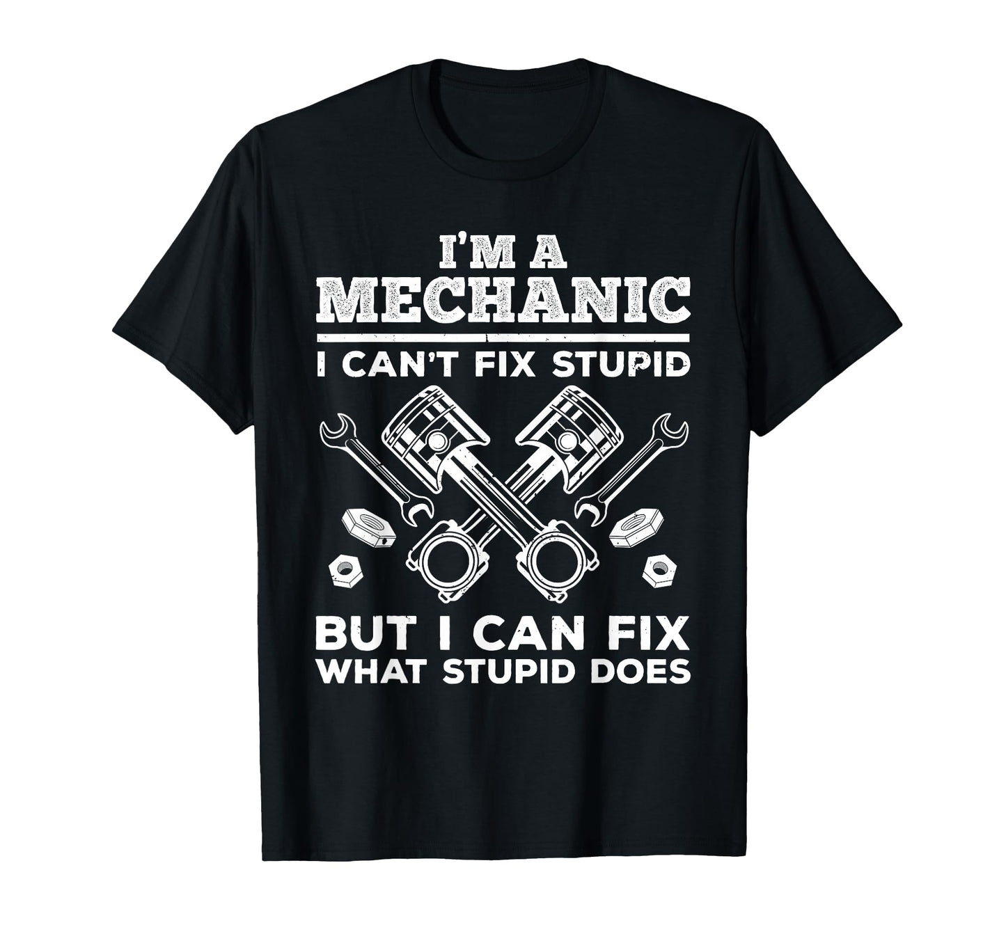 Funny Mechanic Dad Car Auto Diesel T-Shirt - Trendy Graphic Unisex - T-Shirt, Sweatshirt, Hoodie