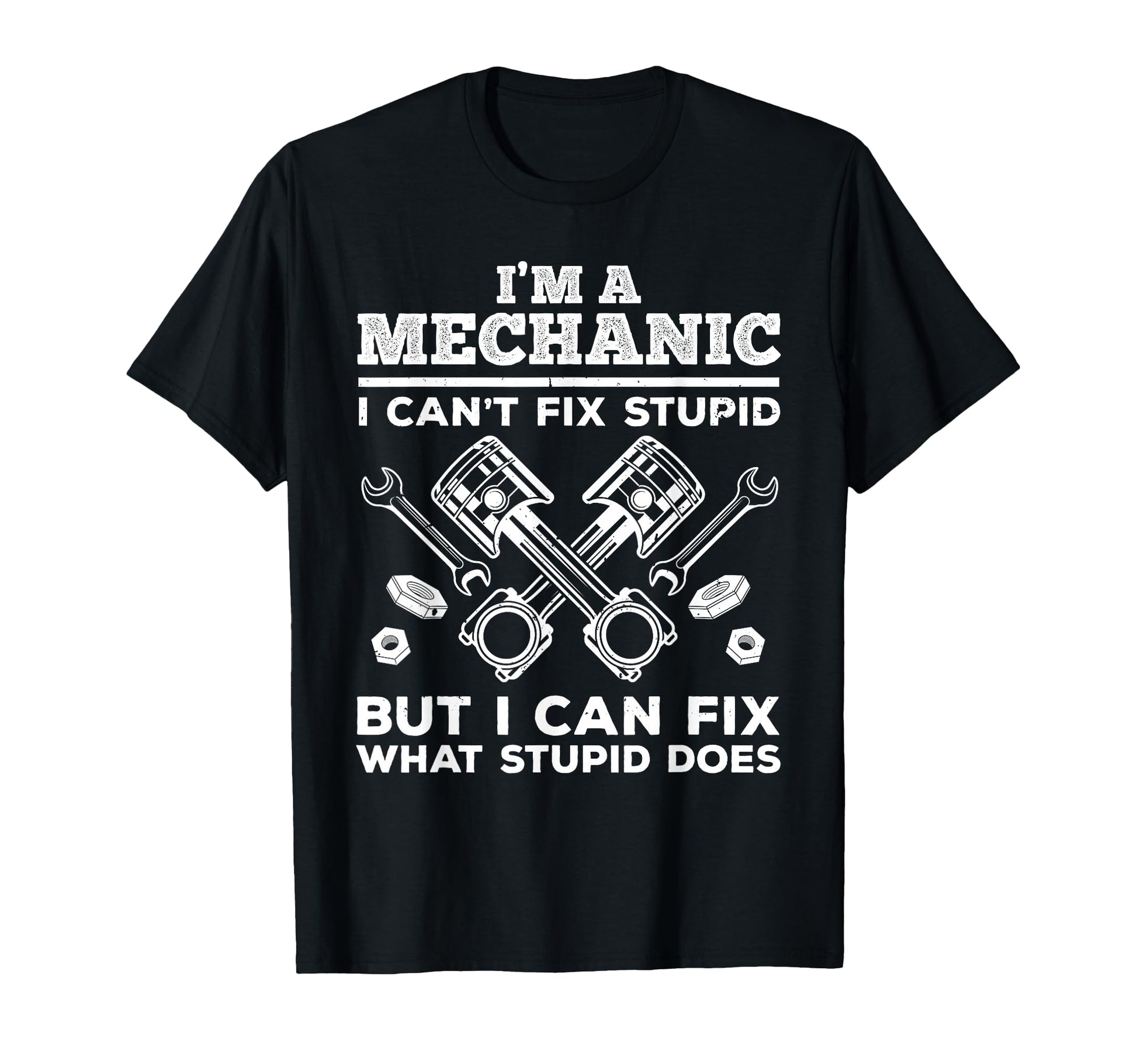 Funny Mechanic Dad Car Auto Diesel T-Shirt - Trendy Graphic Unisex - T-Shirt, Sweatshirt, Hoodie