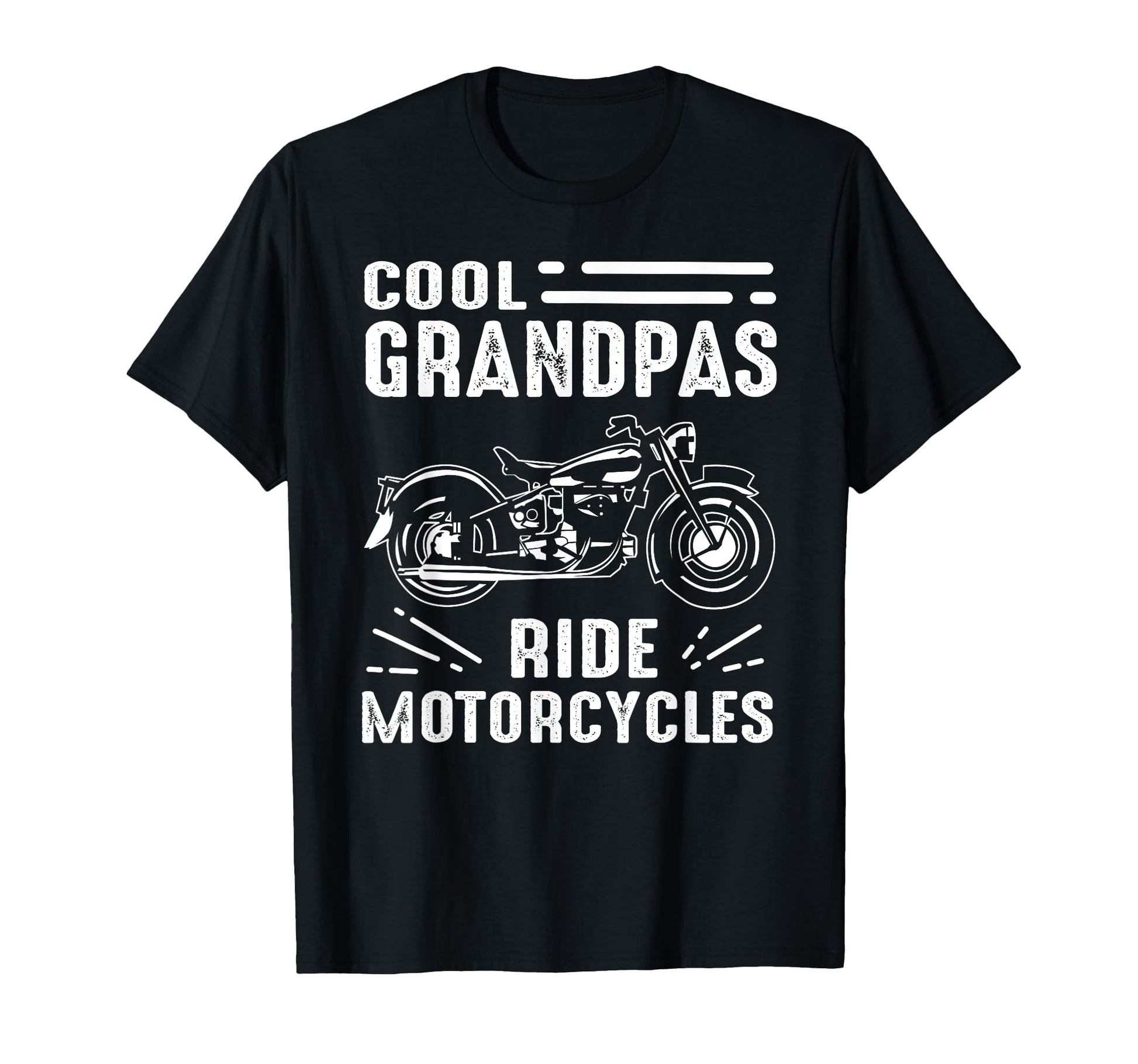 Grandpas Ride Motorcycles Funny T-Shirt - Casual Everyday Wear Men Women - T-Shirt, Sweatshirt, Hoodie
