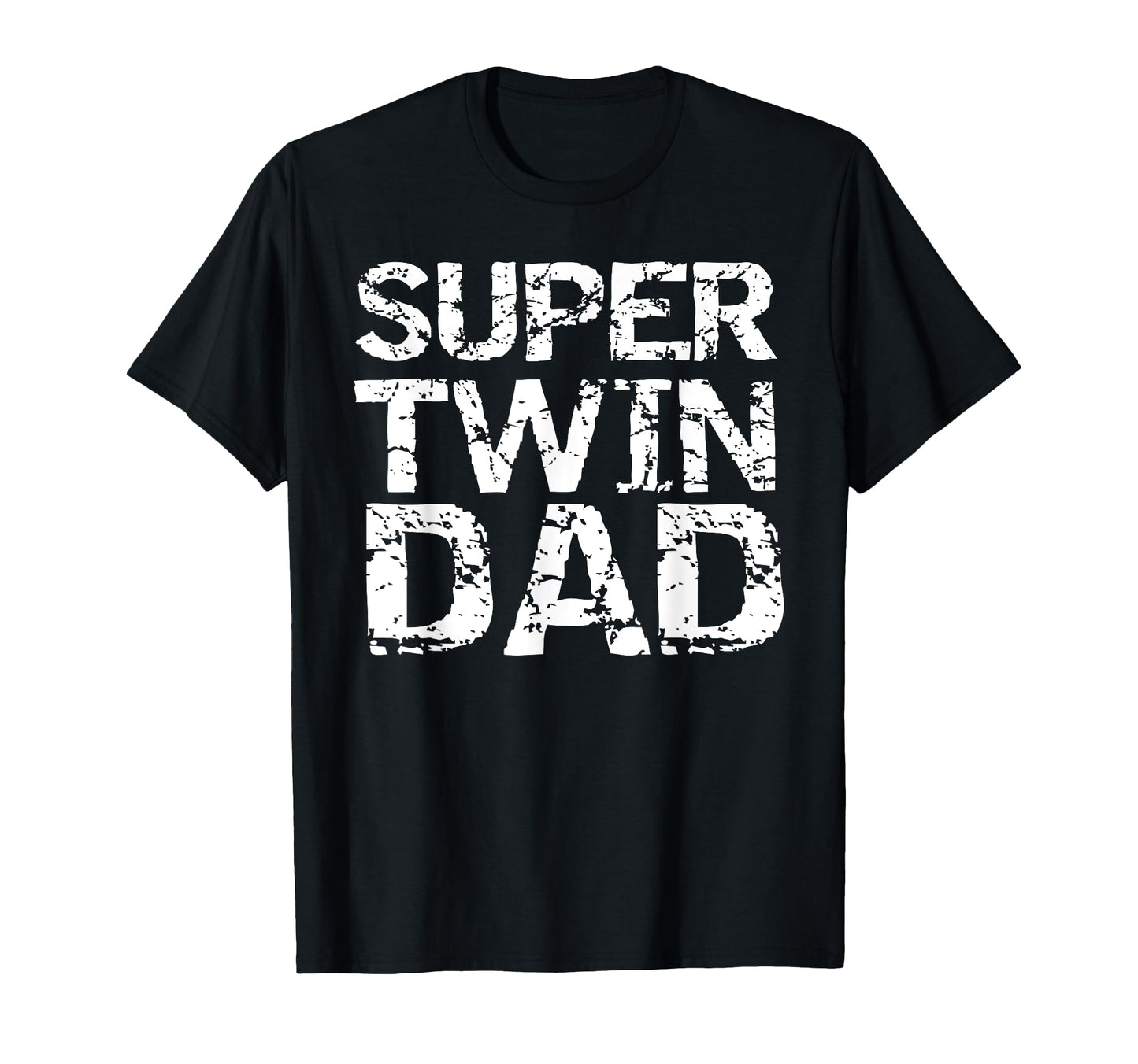 Fathers Day Twin Dad From Sons Super T-Shirt - Graphic Print for Adults - T-Shirt, Sweatshirt, Hoodie