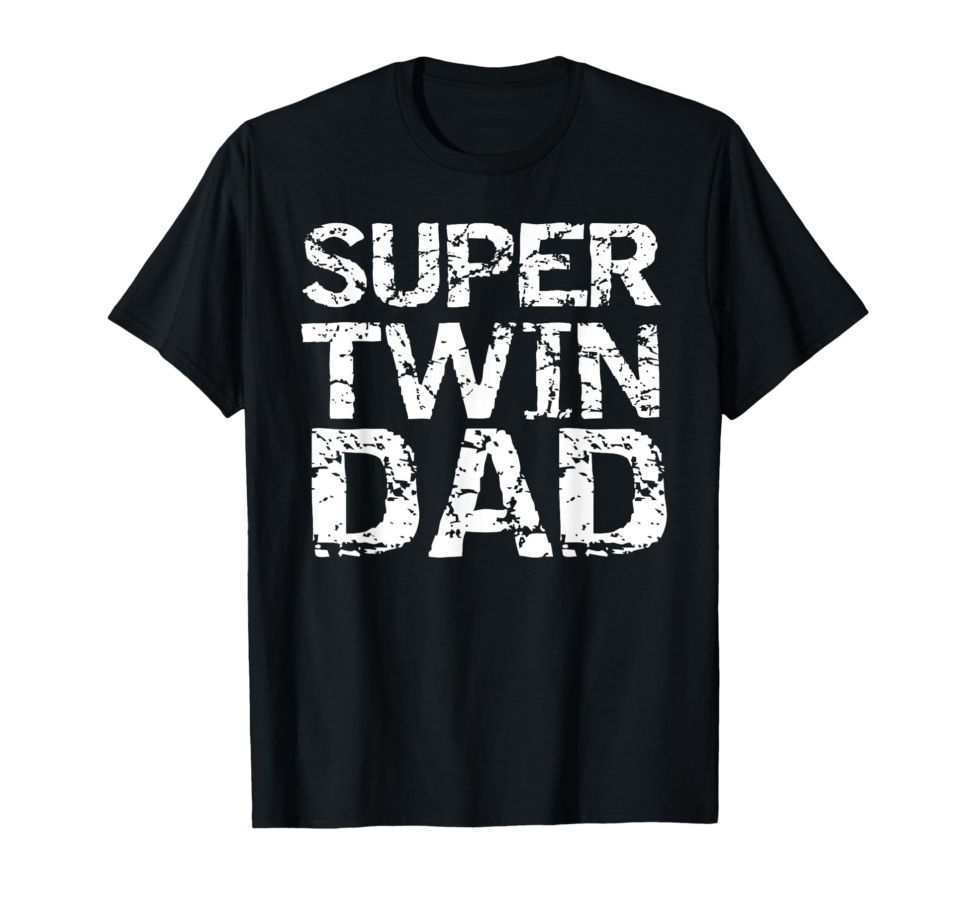 Fathers Day Twin Dad From Sons Super T-Shirt - Graphic Print for Adults - T-Shirt, Sweatshirt, Hoodie