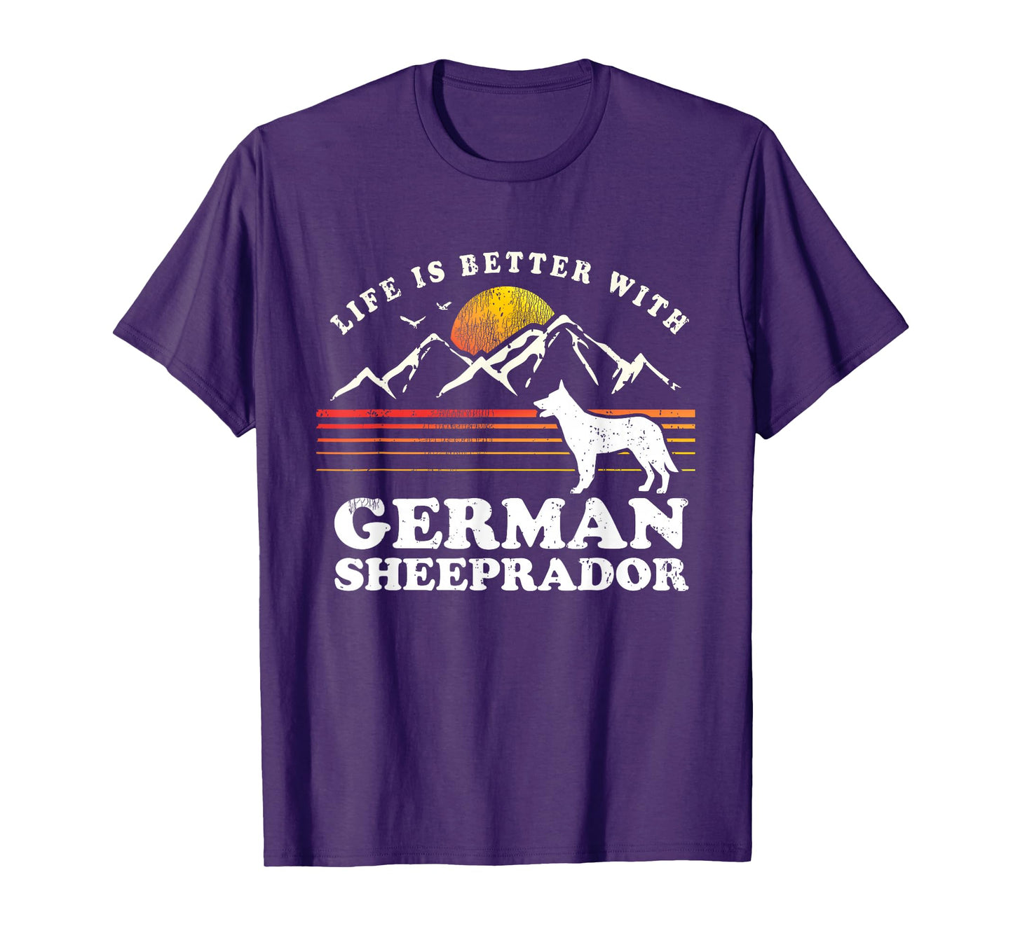 Life Better German Sheprador Dog T-Shirt - Aesthetic Graphic for Adults - T-Shirt, Sweatshirt, Hoodie