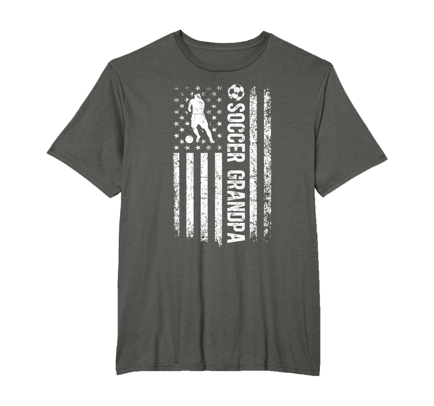 Soccer Grandpa Soccer Player T-Shirt - Casual Everyday Wear Men Women - T-Shirt, Sweatshirt, Hoodie