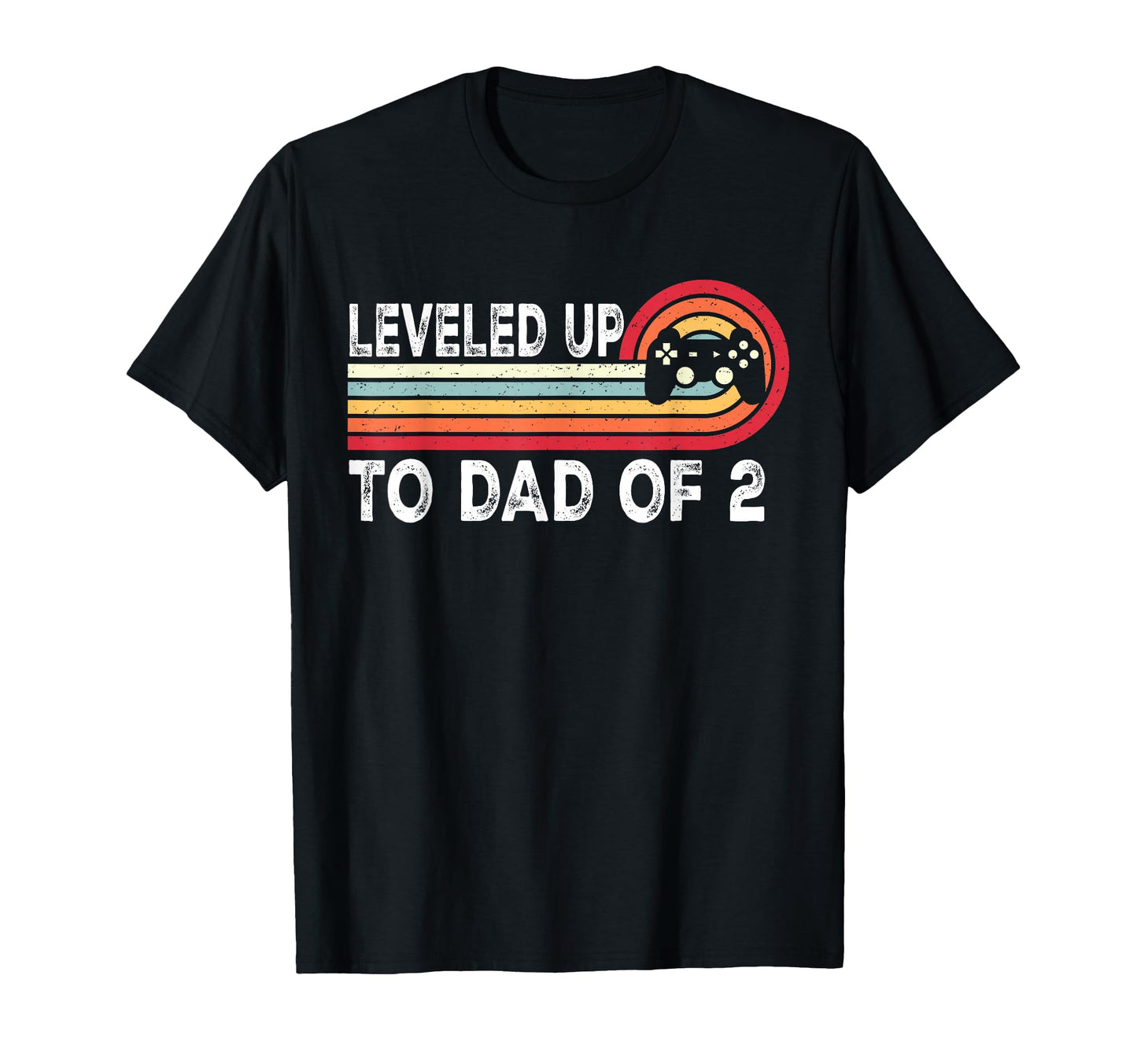 Leveled Up To Dad 2 Daddy Again T-Shirt - Minimalist Print for Adults - T-Shirt, Sweatshirt, Hoodie