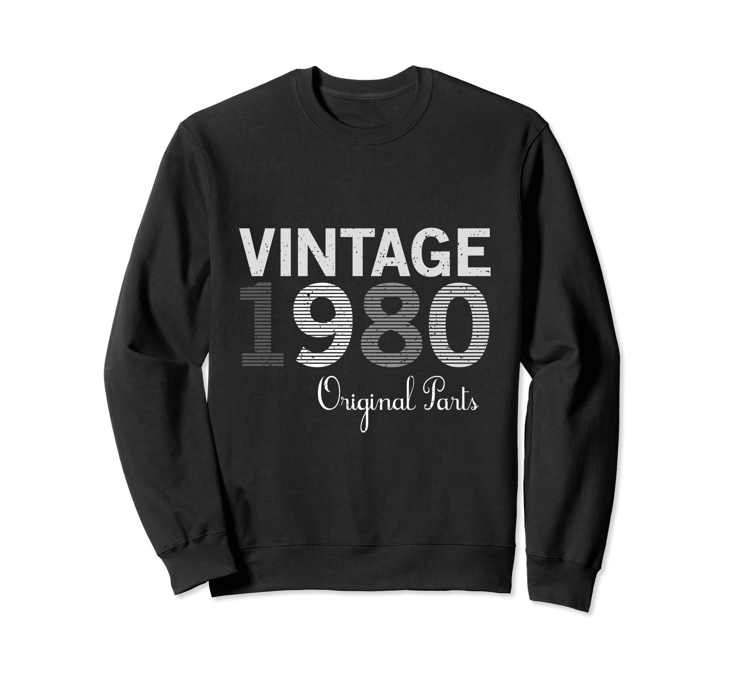 Year 1980 Gift Birthday Mom Sweatshirt - Casual Everyday Wear for Adults - T-Shirt, Sweatshirt, Hoodie