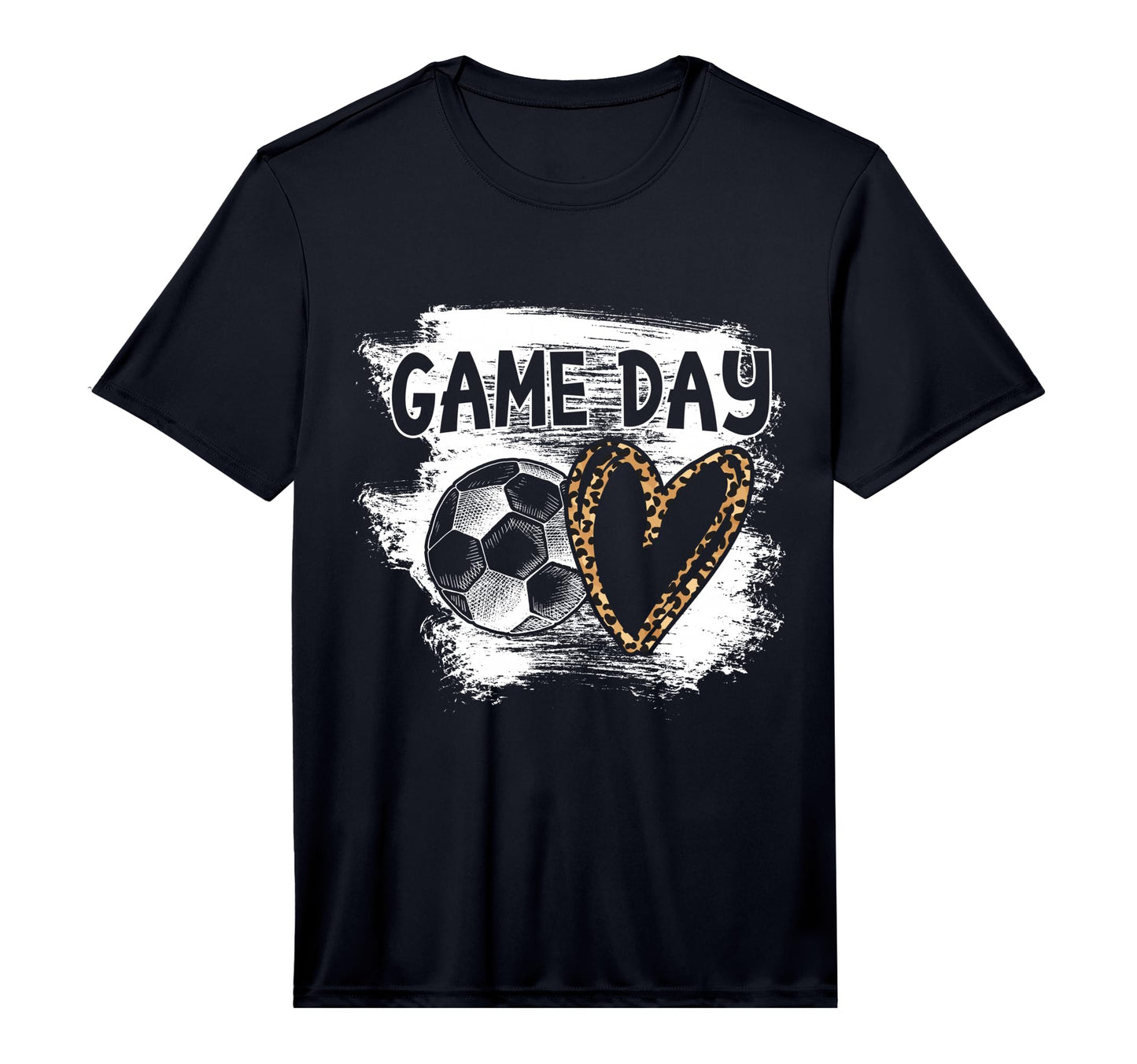 Soccer Player Game Day Leopard T-Shirt - Novelty Apparel for Adults - T-Shirt, Sweatshirt, Hoodie