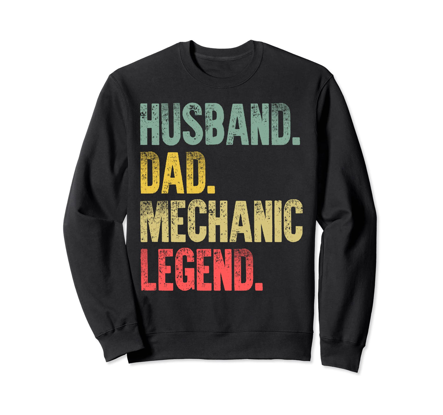 Funny Husband Dad Mechanic Legend Sweatshirt - Minimalist Print Unisex - T-Shirt, Sweatshirt, Hoodie