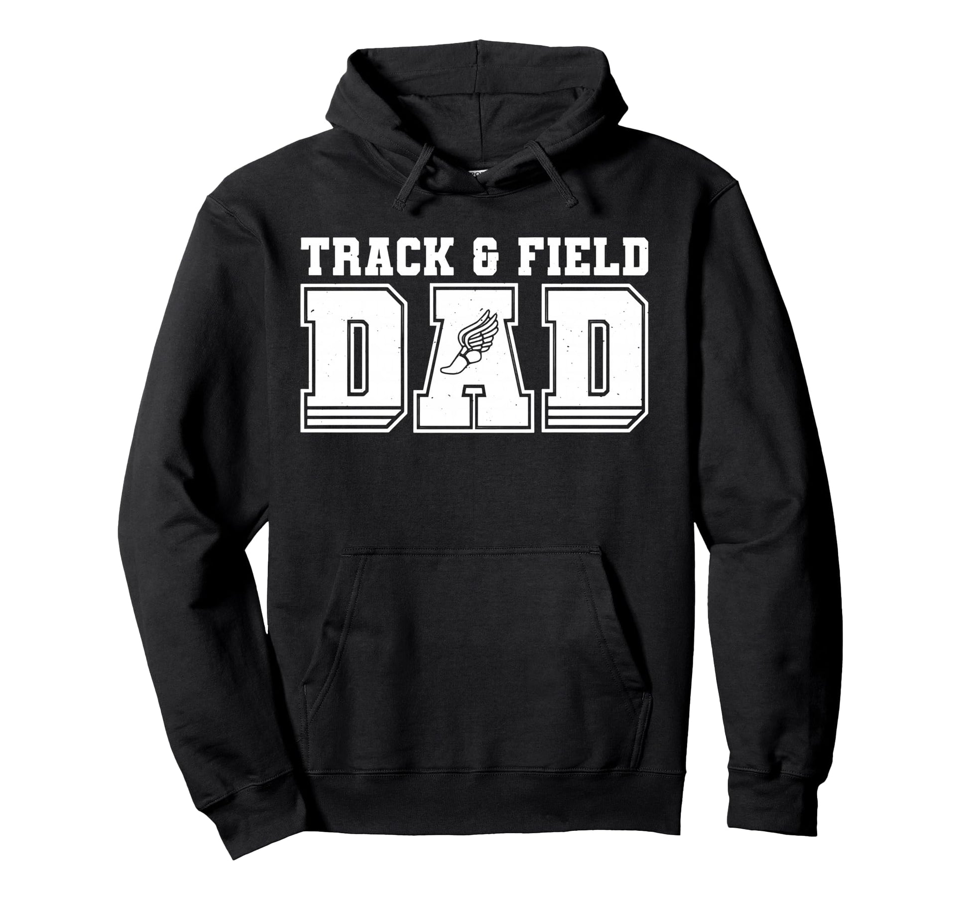 Track Field Dad Sport Fathers Day Mens Hoodie - Graphic Print for Adults - T-Shirt, Sweatshirt, Hoodie