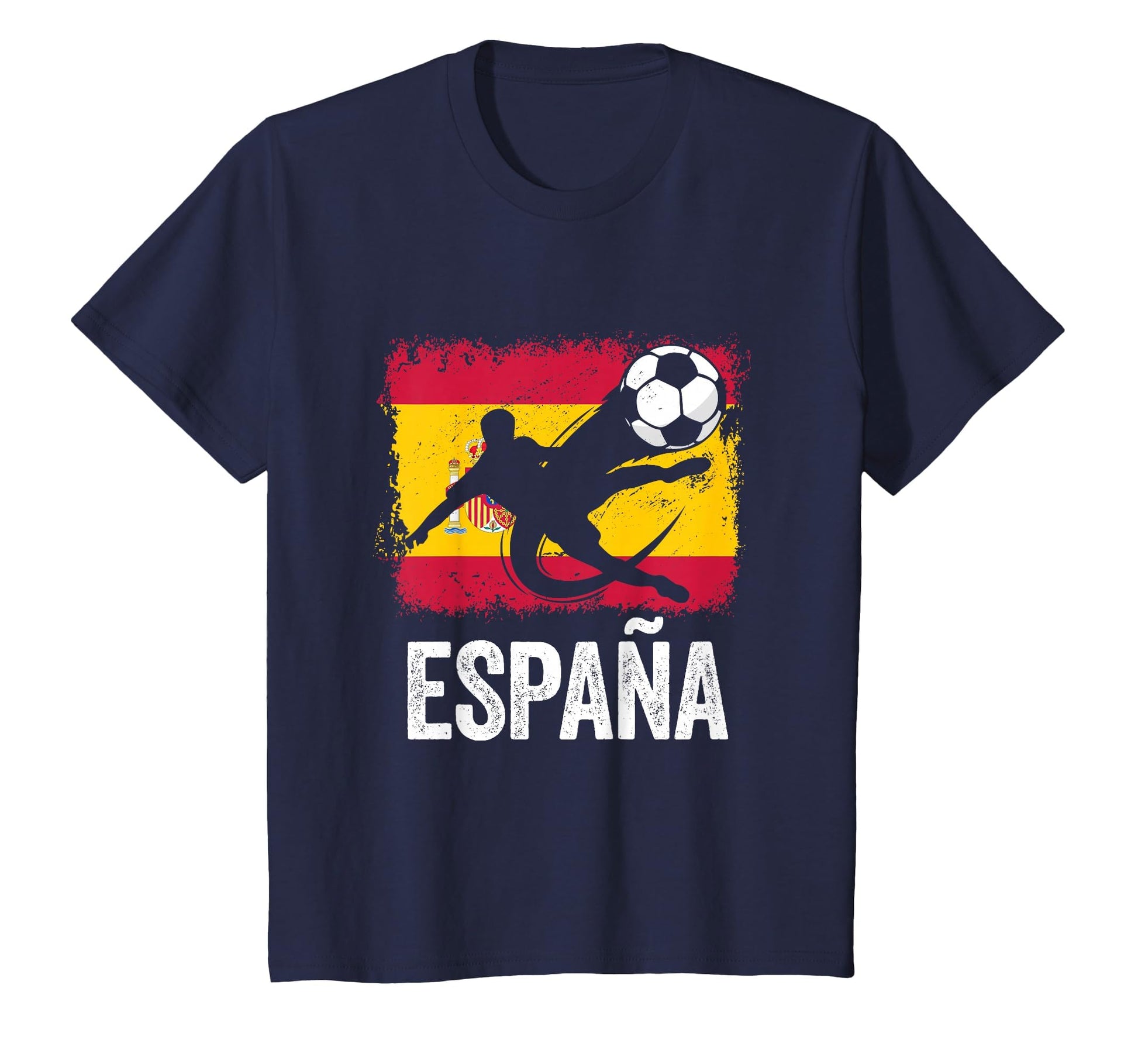 Spain Espana Soccer Football Fan Jersey T-Shirt - Unique Graphic Men Women - T-Shirt, Sweatshirt, Hoodie