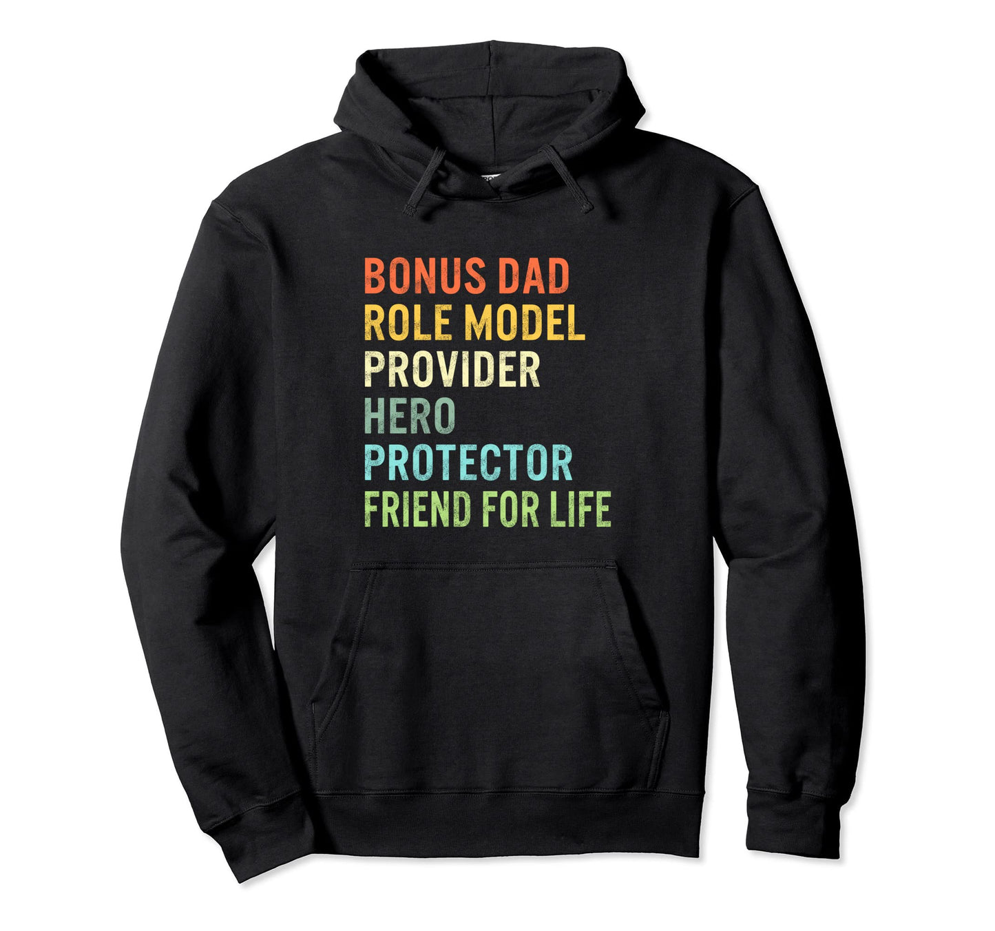 Fathers Day Bonus Provider Dad Friend Hoodie - Minimalist Print Unisex - T-Shirt, Sweatshirt, Hoodie