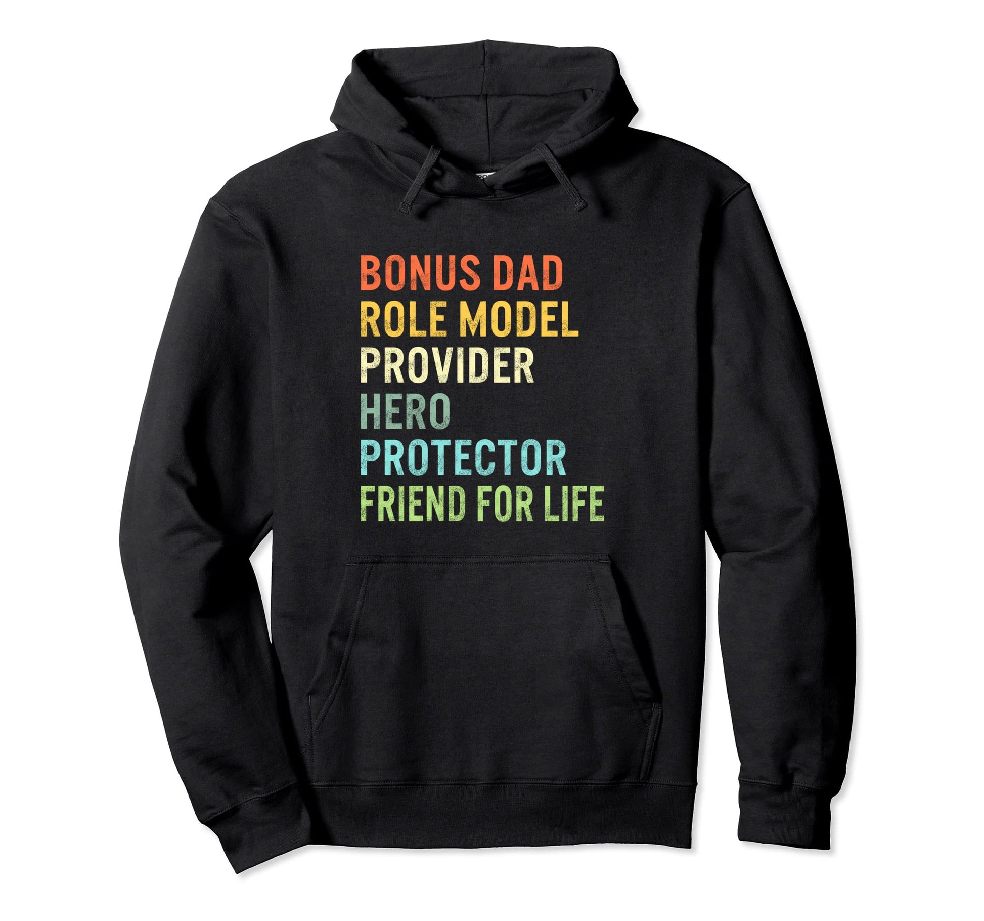 Fathers Day Bonus Provider Dad Friend Hoodie - Minimalist Print Unisex - T-Shirt, Sweatshirt, Hoodie