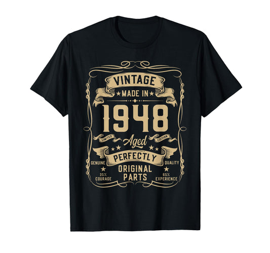 1948 78Yr 78Th Birthday Gifts 78 Years T-Shirt - Unique Graphic for Adults - T-Shirt, Sweatshirt, Hoodie