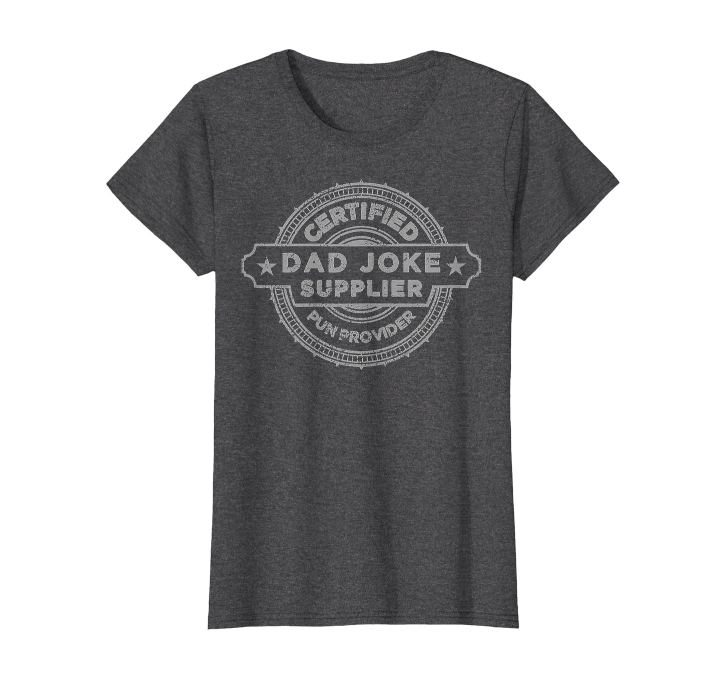 Certified Pun Provider Dad Joke Supplier T-Shirt - Graphic Print for Adults - T-Shirt, Sweatshirt, Hoodie