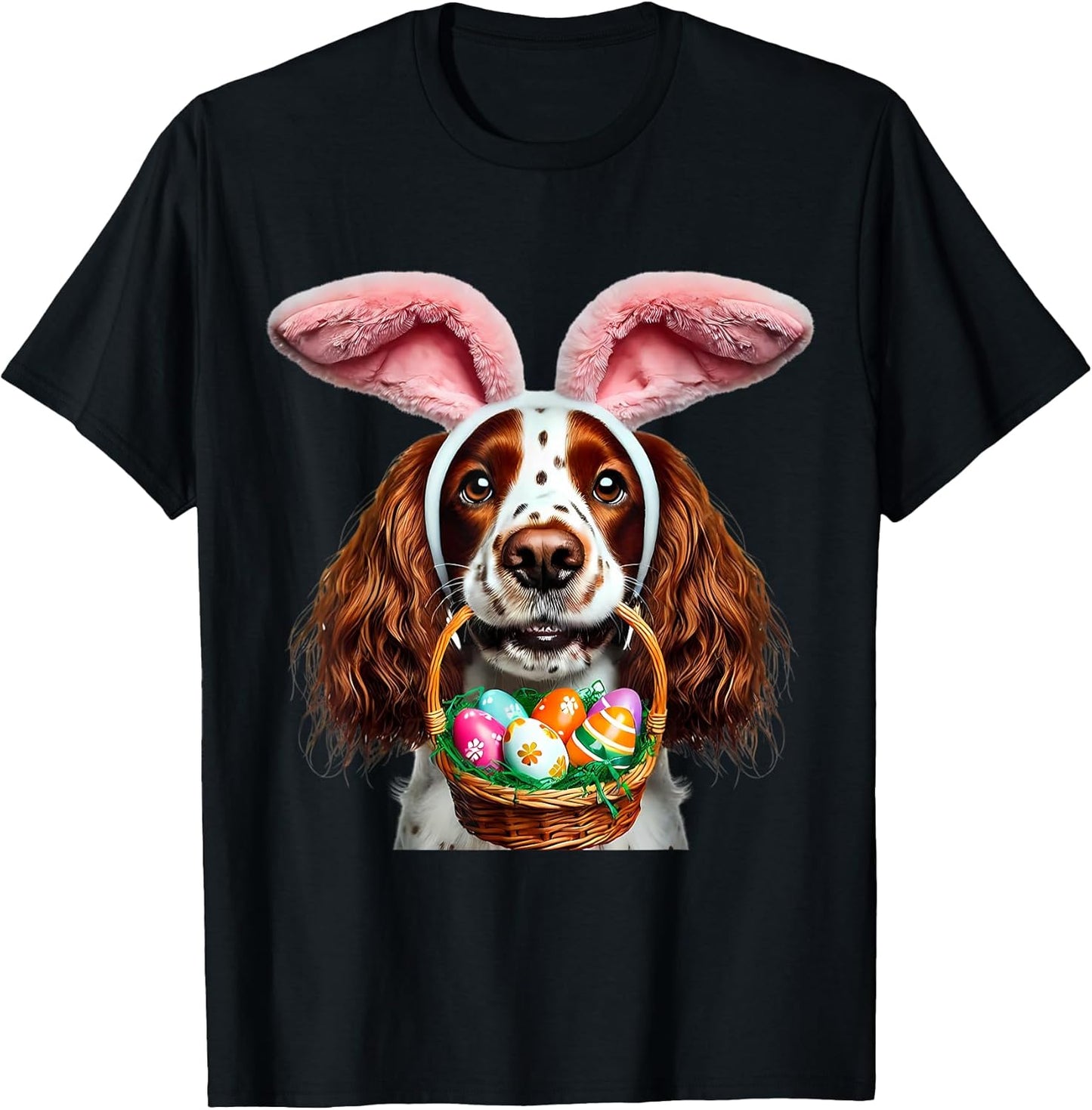 Easter Welsh Springer Spaniel Merch Unisex T-shirt, Sweatshirt, Hoodie, Long Sleeve Tee - T-Shirt, Sweatshirt, Hoodie