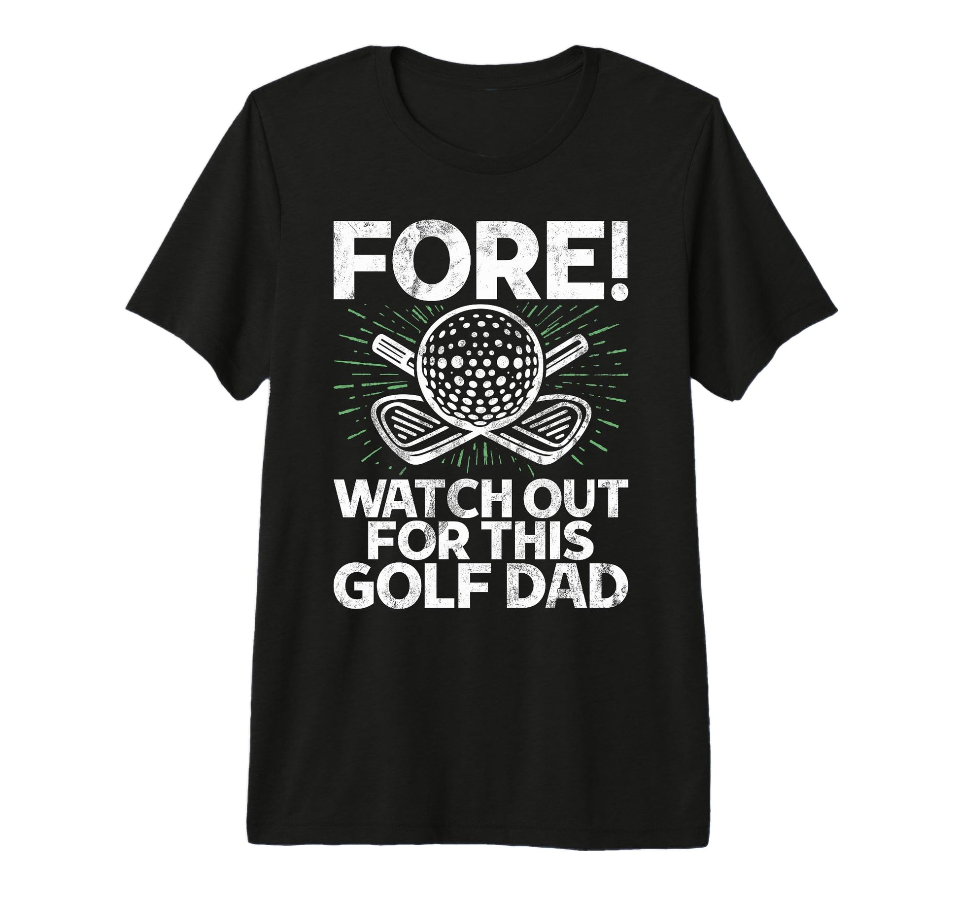 Golf Dad Tri Blend T-Shirt - Fun Novelty Design Unisex - T-Shirt, Sweatshirt, Hoodie