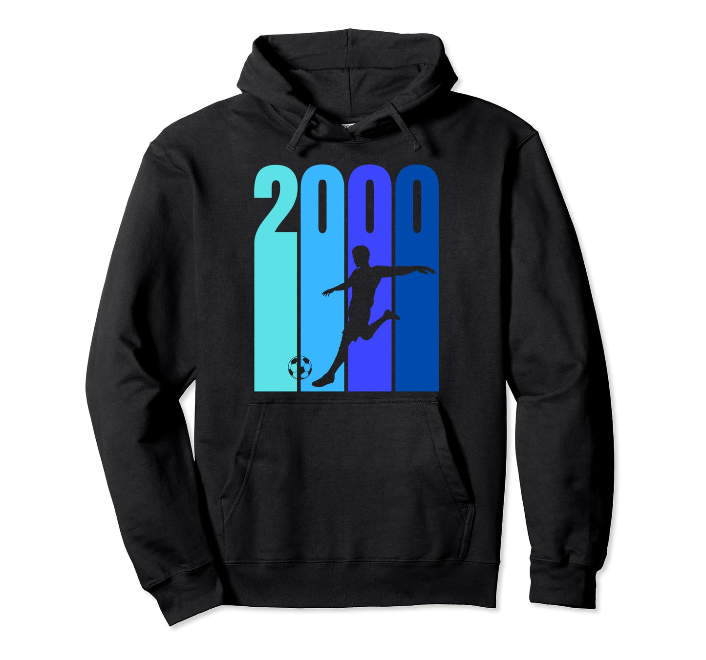 2000 Soccer Hoodie - Novelty Apparel for Adults - T-Shirt, Sweatshirt, Hoodie