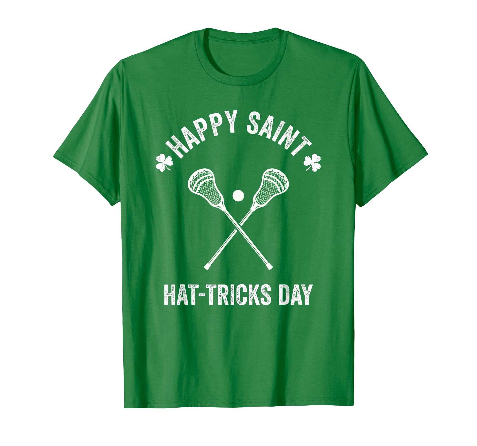 Lacrosse St Patricks Day Shamrock T-Shirt - Trendy Graphic for Adults - T-Shirt, Sweatshirt, Hoodie