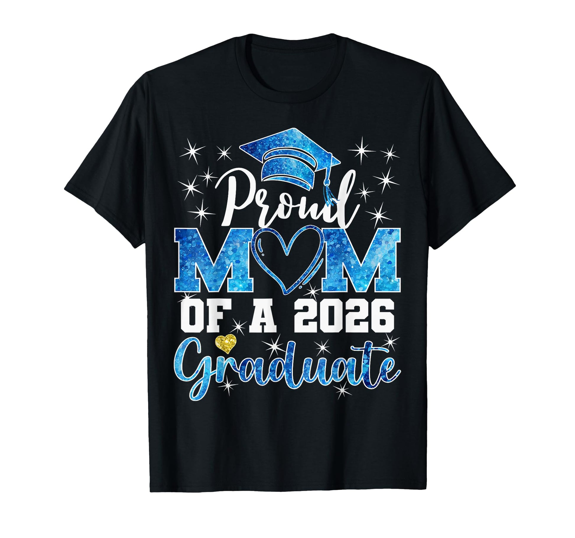 Super Proud Mom 2026 Graduate Senior T-Shirt - Graphic Print for Adults - T-Shirt, Sweatshirt, Hoodie