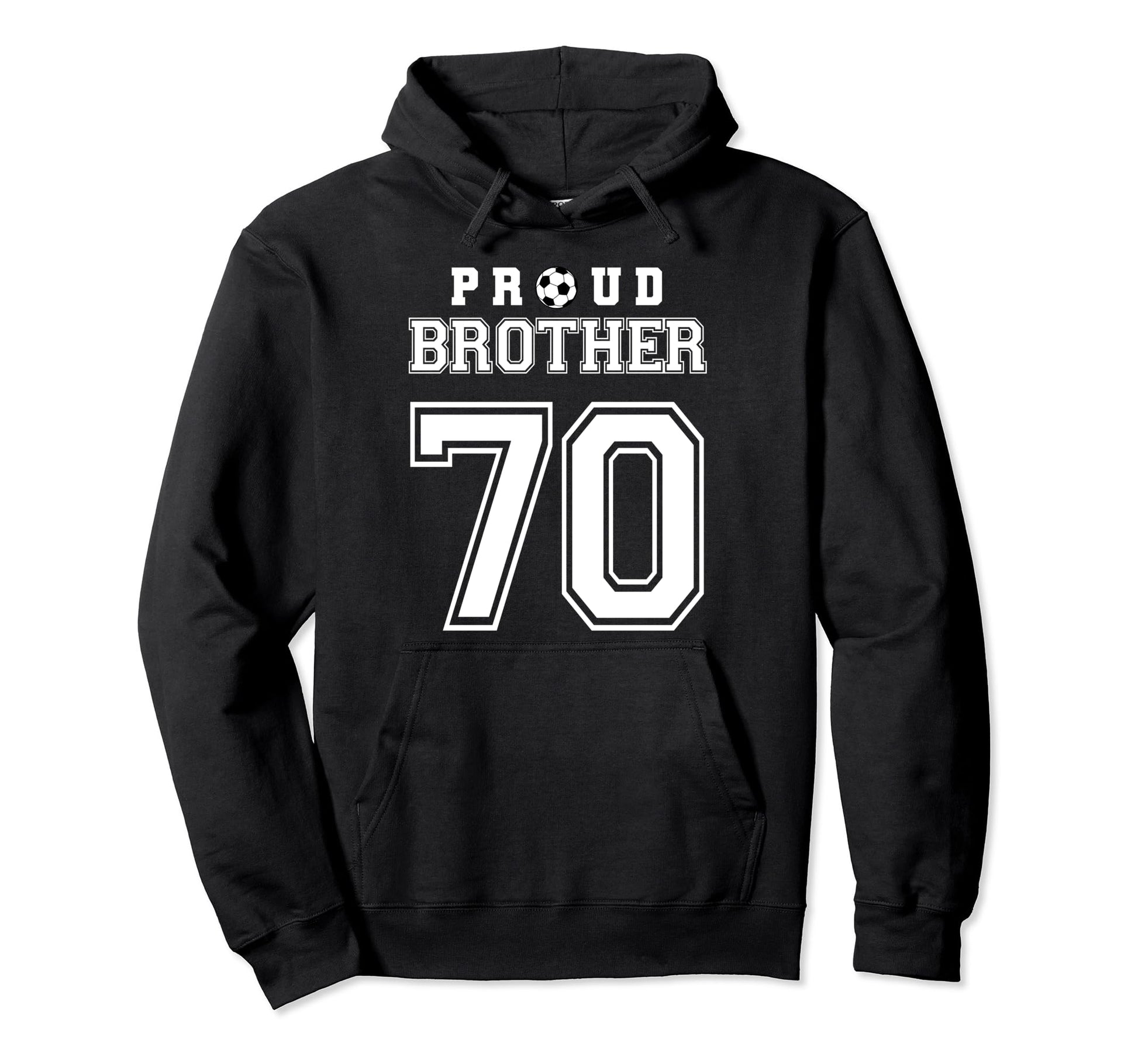 Number 70 Custom Proud Soccer Futbol Hoodie - Aesthetic Graphic Unisex - T-Shirt, Sweatshirt, Hoodie