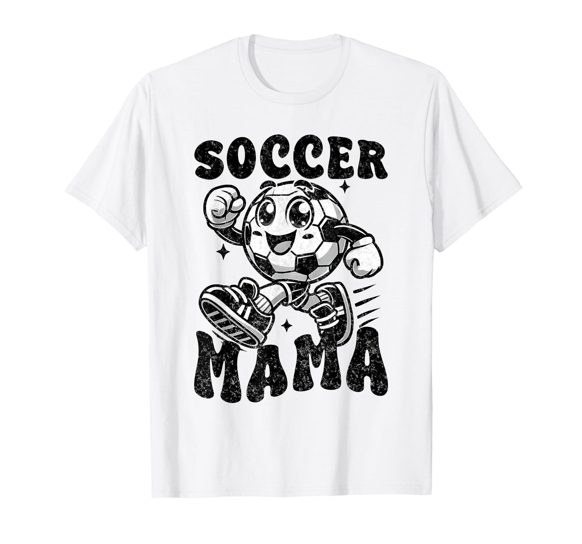 Checkered Soccer Mama Soccer Mom Game T-Shirt - Graphic Print for Adults - T-Shirt, Sweatshirt, Hoodie