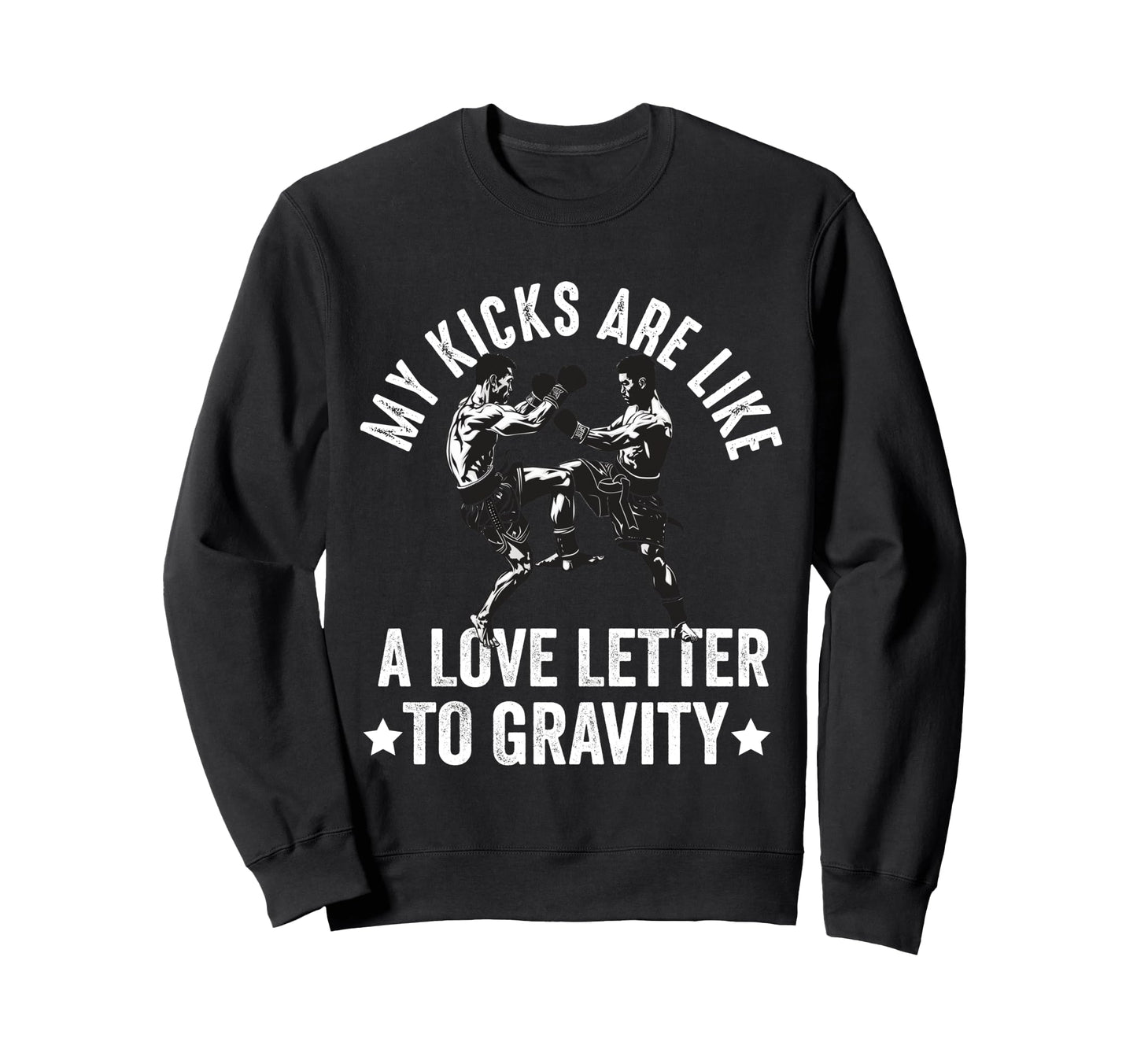 Muay Thai Fighter Dad Thai Sweatshirt - Minimalist Print Men Women - T-Shirt, Sweatshirt, Hoodie