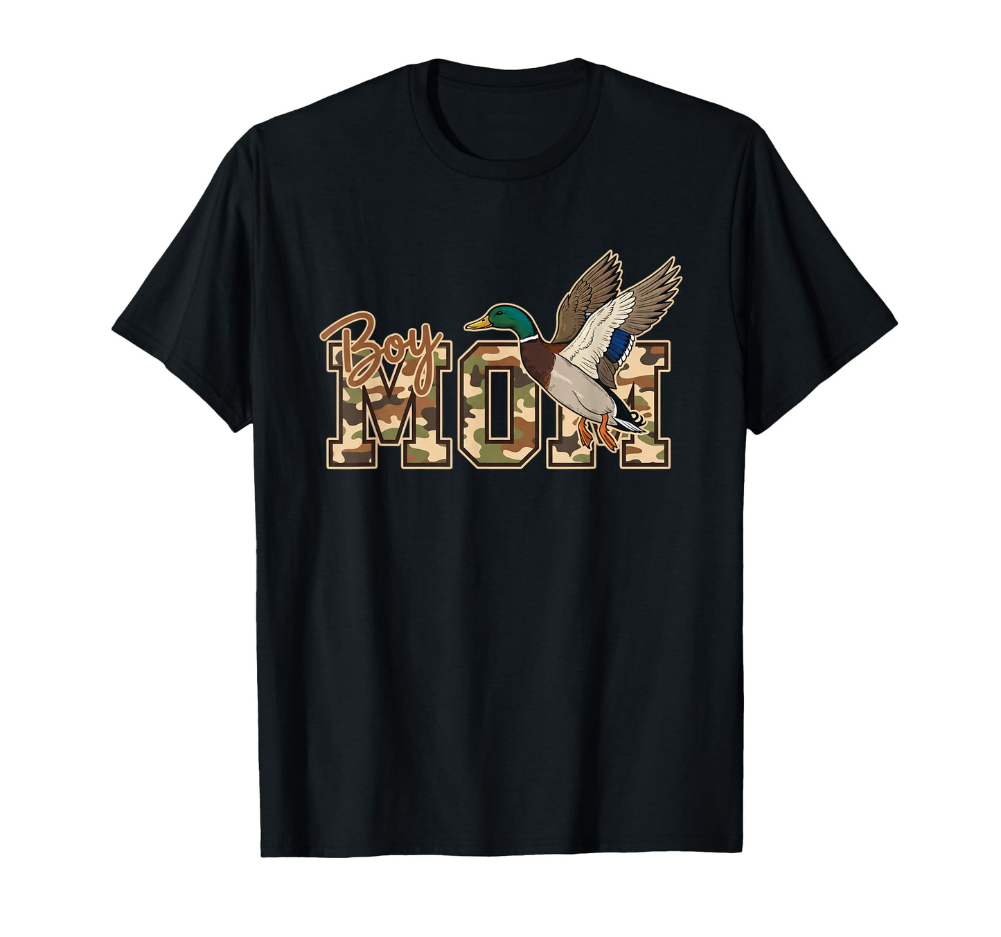 Mom Duck Hunting Camo Family Outdoor T-Shirt - Fun Novelty Design Unisex - T-Shirt, Sweatshirt, Hoodie
