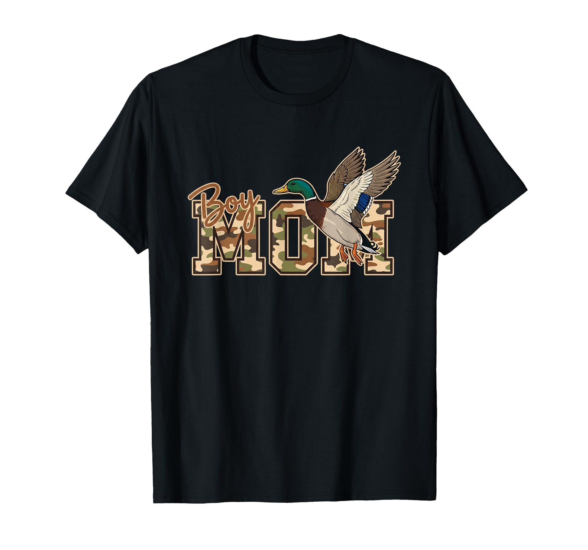 Mom Duck Hunting Camo Family Outdoor T-Shirt - Fun Novelty Design Unisex - T-Shirt, Sweatshirt, Hoodie