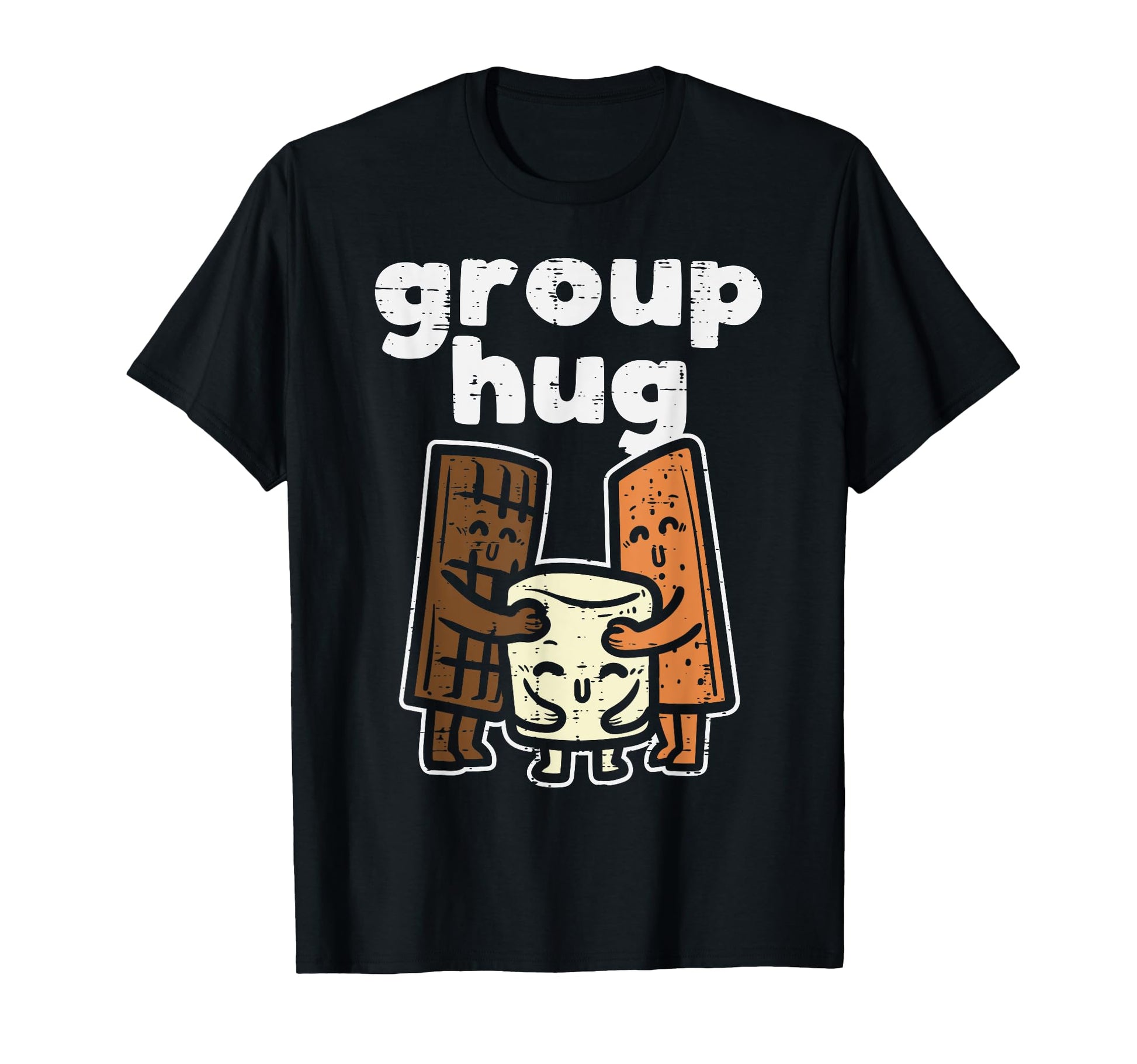 Group Hug Marshmallow Smore Funny T-Shirt - Trendy Graphic Men Women - T-Shirt, Sweatshirt, Hoodie