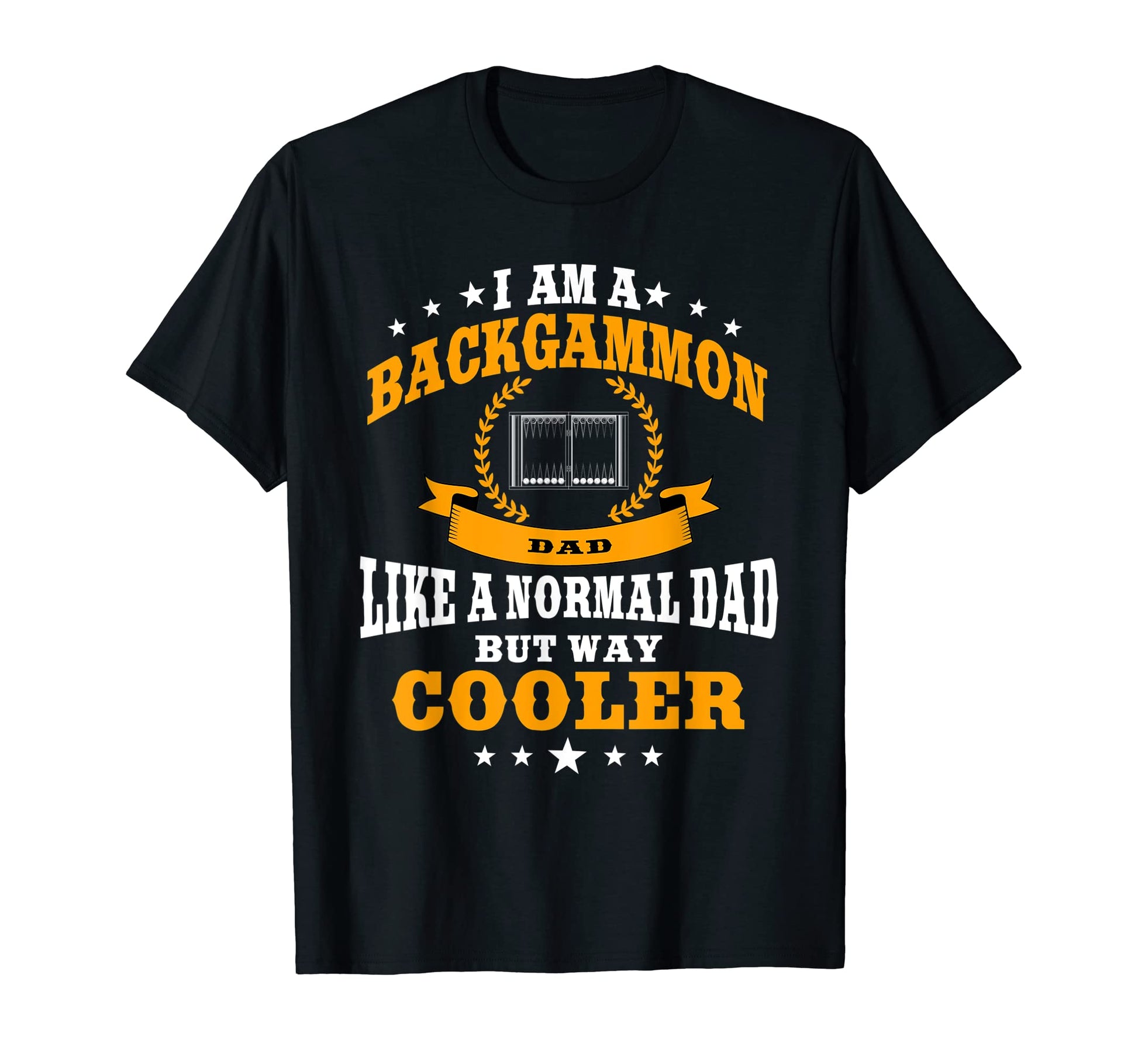Mens Funny Backgammon Dad Board Games T-Shirt - Trendy Graphic Men Women - T-Shirt, Sweatshirt, Hoodie